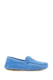 Prada Suede Loafers with Triangle Logo Size US 9 / IT 39 - 2 Thumbnail