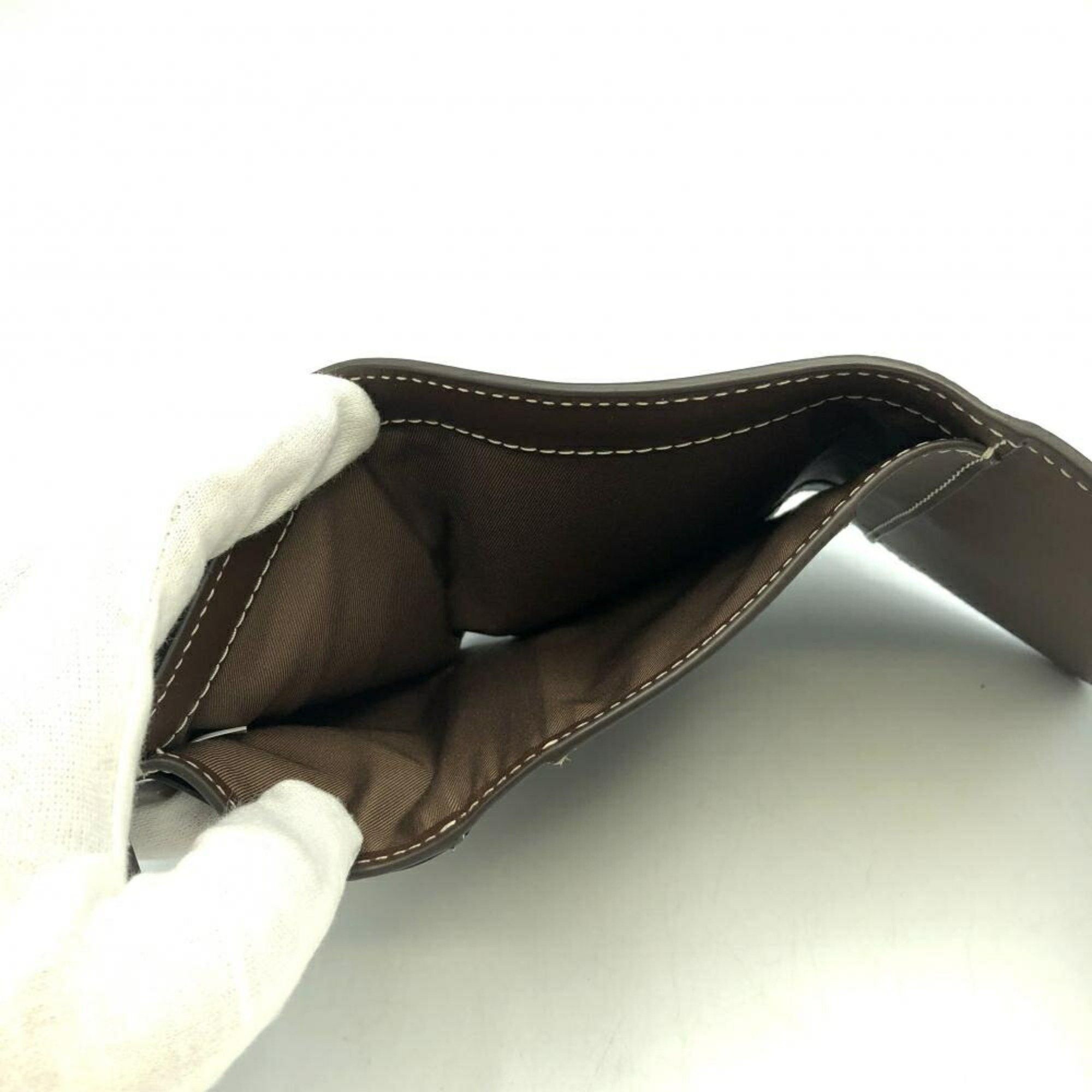 Tory Burch TORY BURCH Leather Felix Tri-fold Wallet Black Tory Burch Size ONE SIZE - 6 Thumbnail