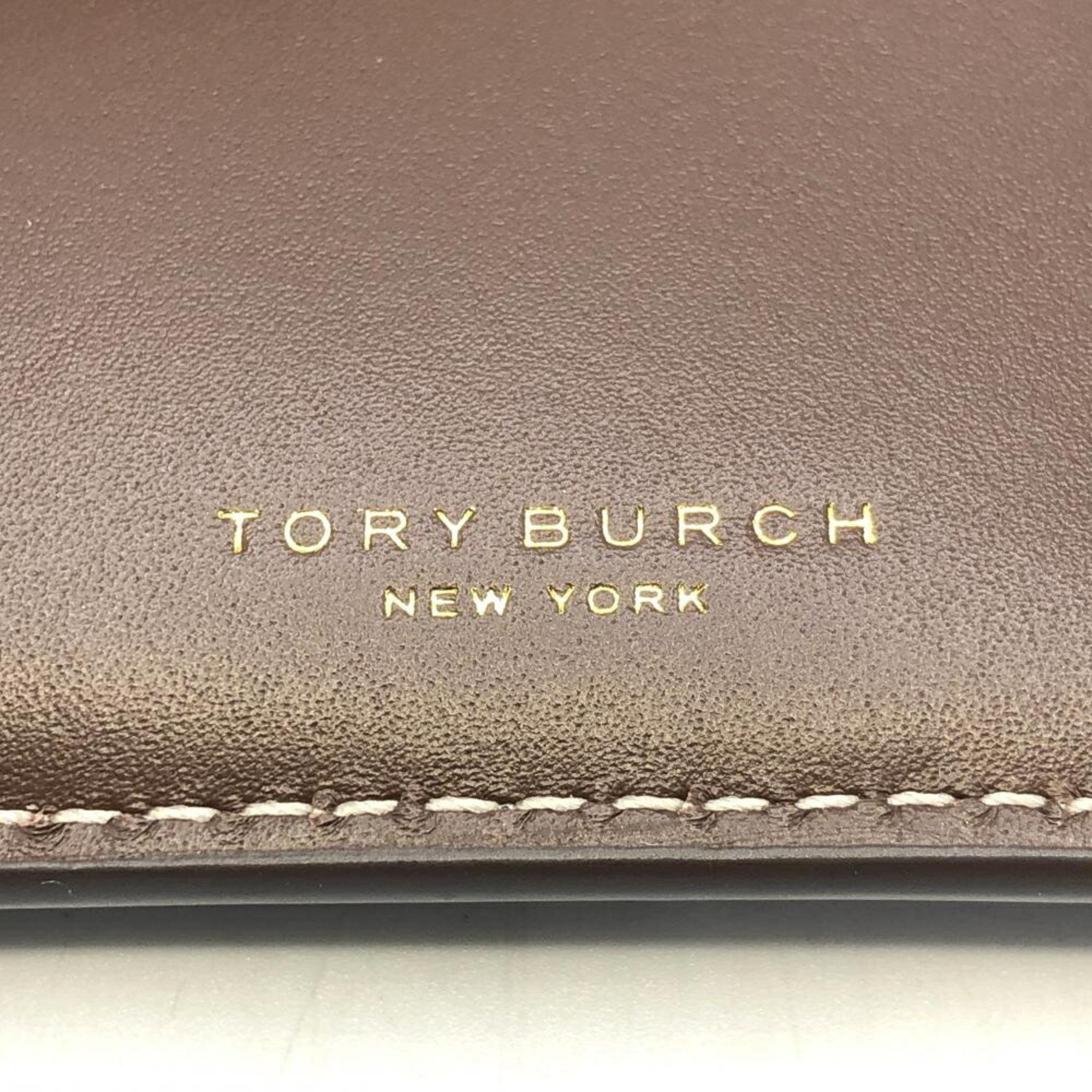 Tory Burch TORY BURCH Leather Felix Tri-fold Wallet Black Tory Burch Size ONE SIZE - 9 Thumbnail
