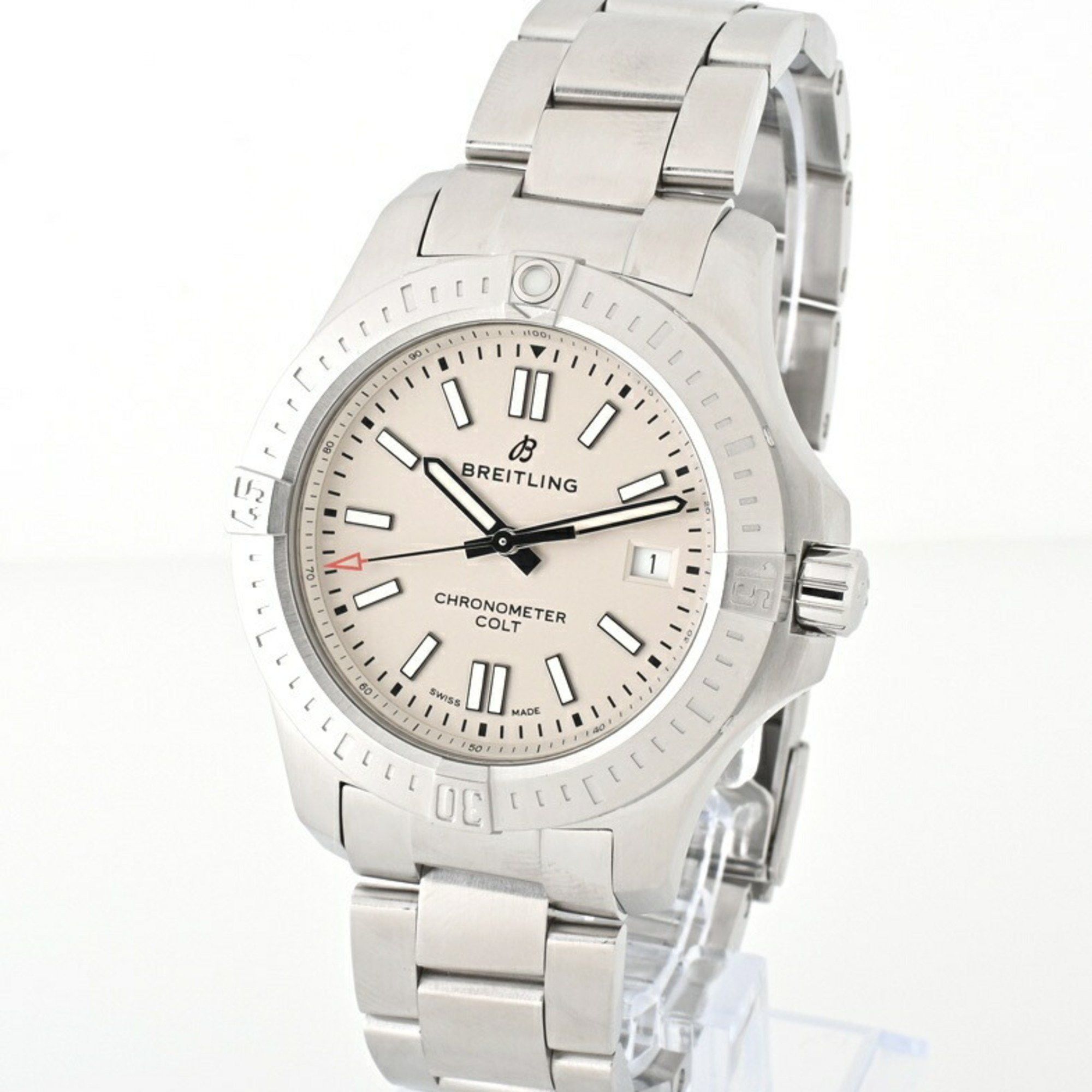 Breitling BREITLING Colt 41 A17313101G1A1 A17313 Ivory Automatic E-155970 Watch Size ONE SIZE - 2 Thumbnail