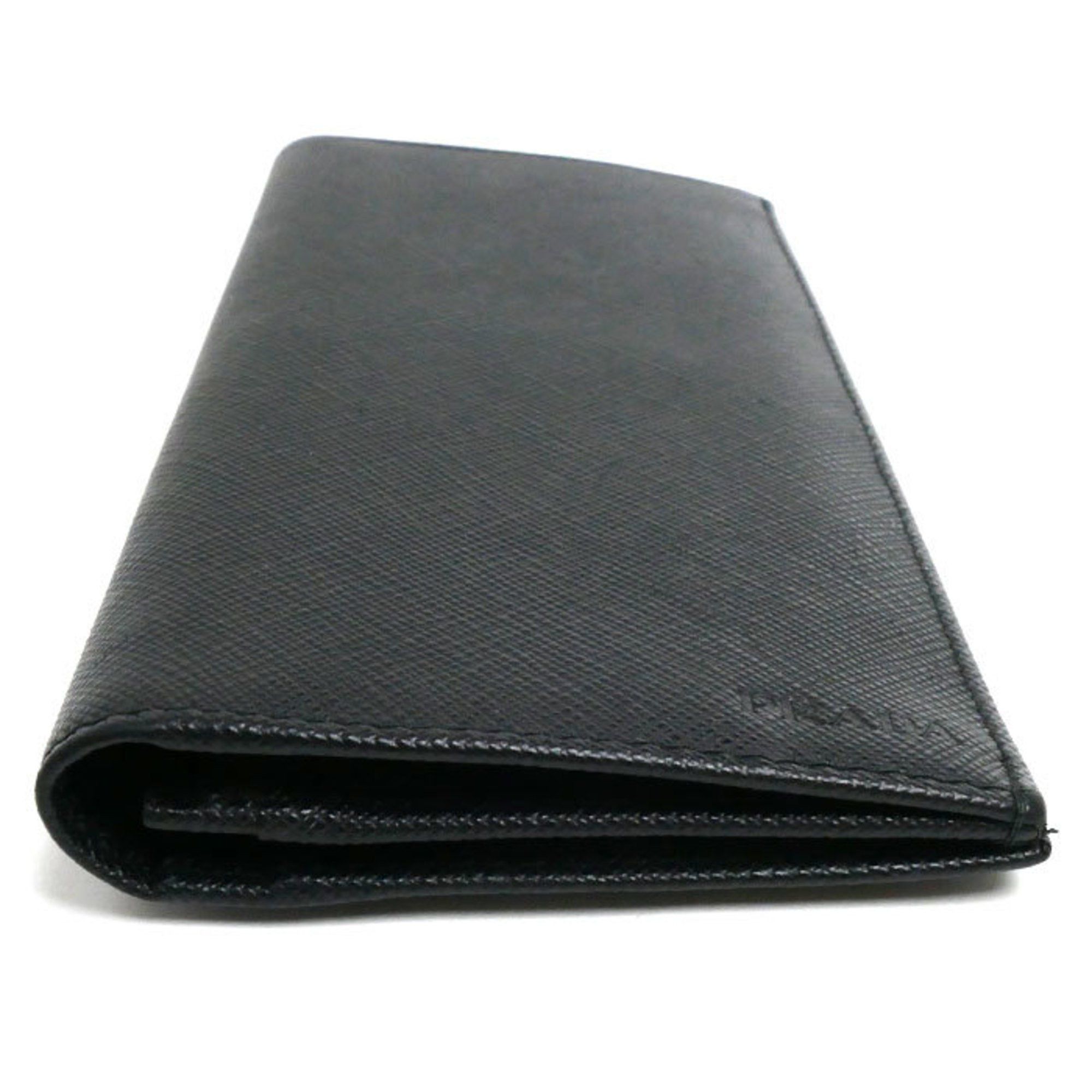 Prada Prada Long Wallet Black 2MV836 053 F0002 Embossed Men's Size ONE SIZE - 3 Thumbnail