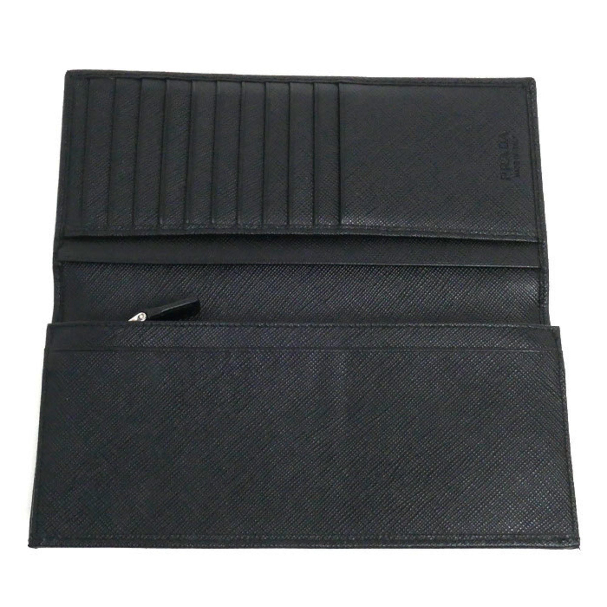 Prada Prada Long Wallet Black 2MV836 053 F0002 Embossed Men's Size ONE SIZE - 4 Thumbnail