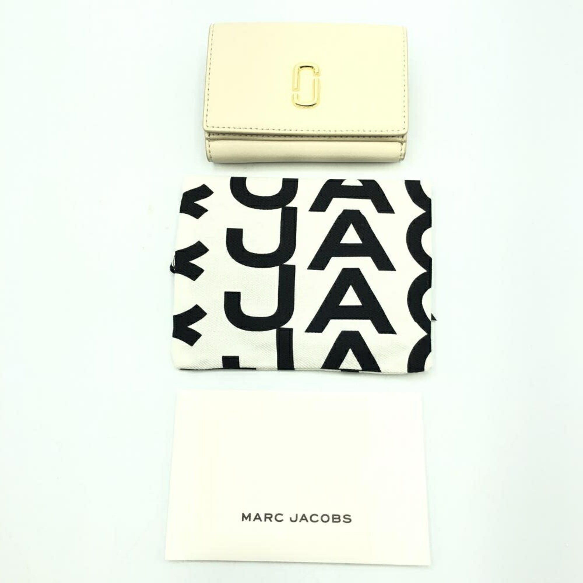 Marc Jacobs MARC JACOBS Tri-fold Wallet Beige 2S3SMP005S01 Marc Jacobs Size ONE SIZE - 9 Thumbnail