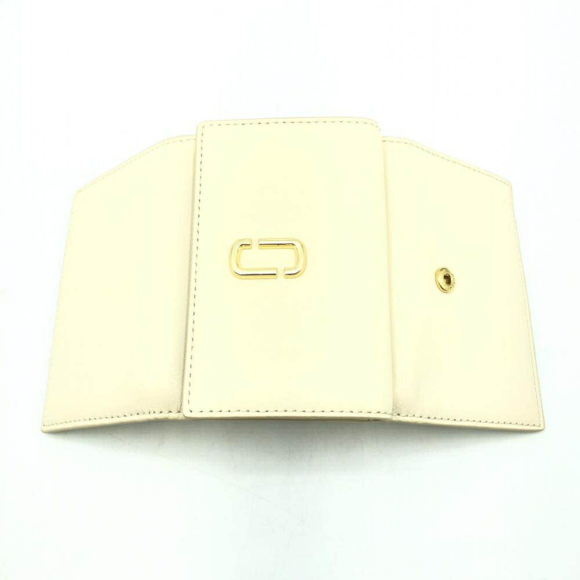 Marc Jacobs MARC JACOBS Tri-fold Wallet Beige 2S3SMP005S01 Marc Jacobs Size ONE SIZE - 7 Thumbnail