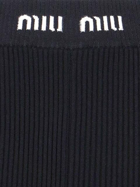 Miu Miu RIBBED PANTS Size 26" / US 2 / IT 38 - 4 Thumbnail