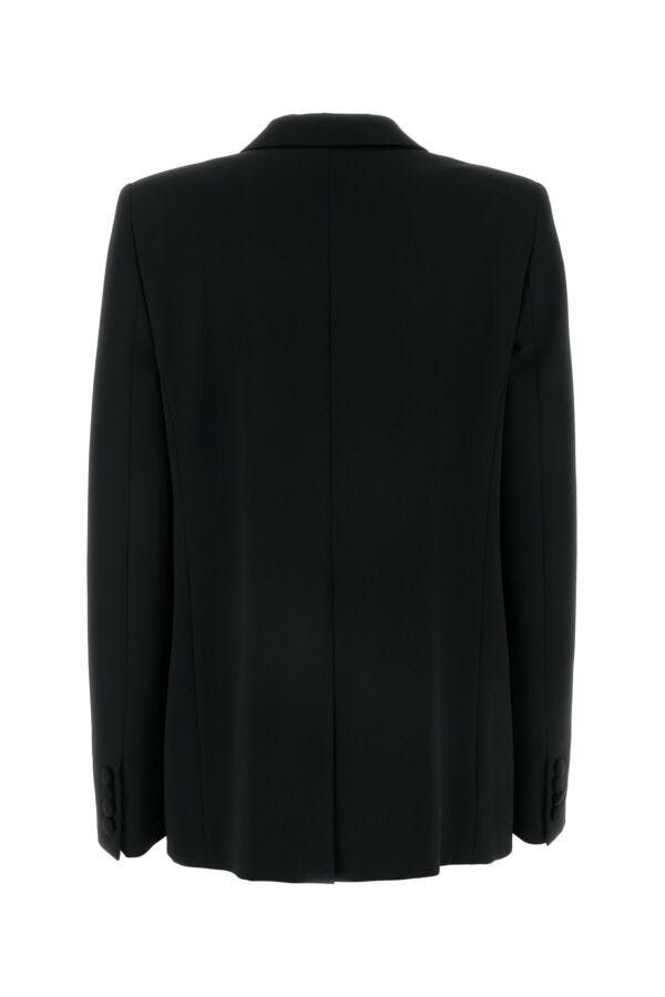 Stella McCartney Black Stretch Wool Blazer Size S / US 4 / IT 40 - 4 Thumbnail