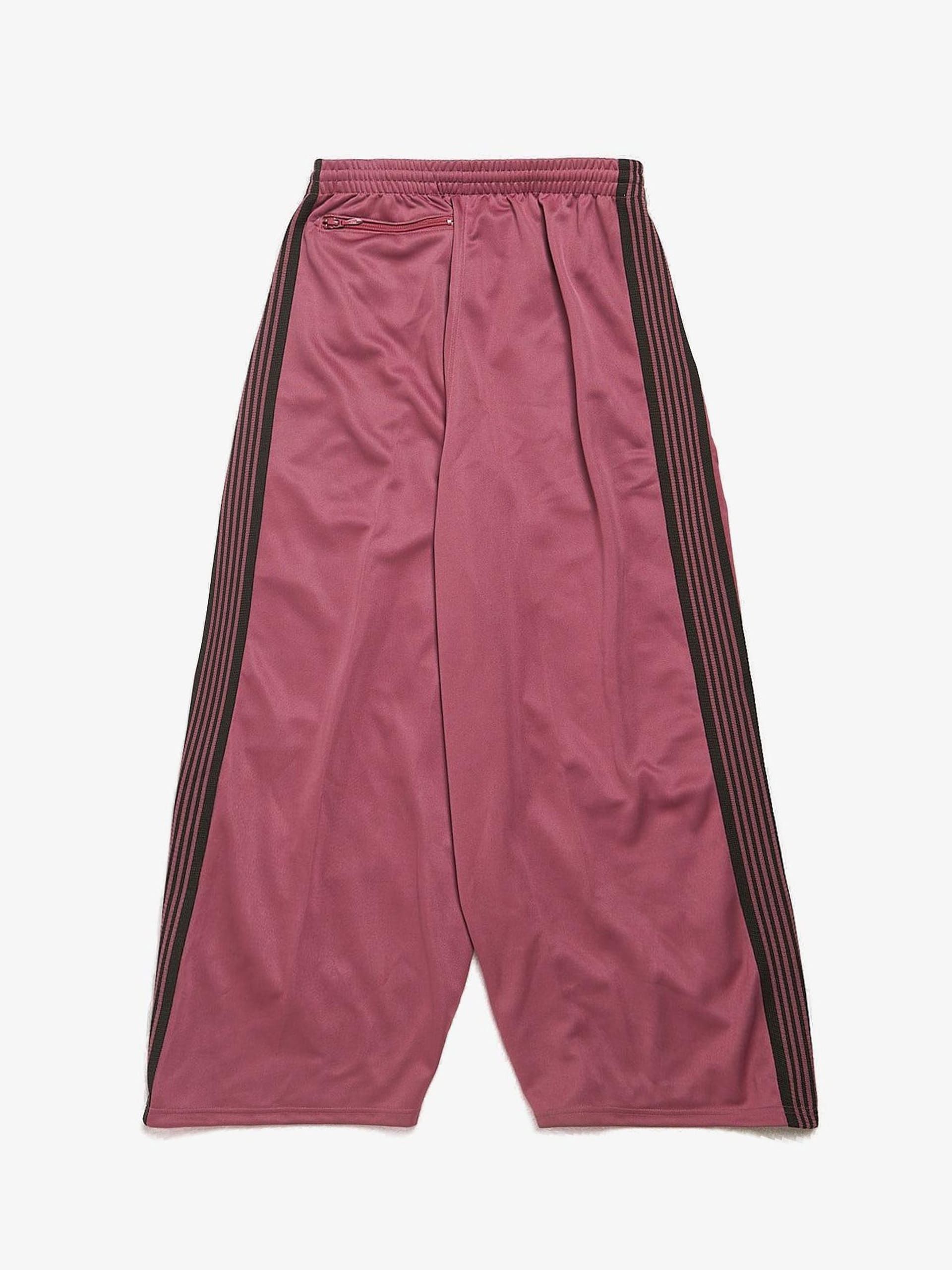 Needles Pink Side Striped Polyester Trackpants Size US 30 / EU 46 - 2 Thumbnail