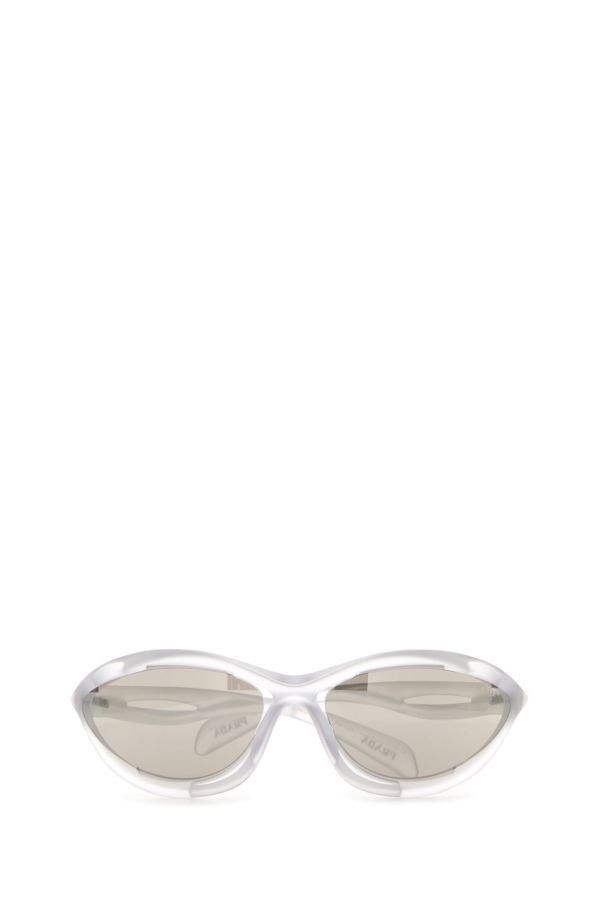 Prada Transparent Acetate Sunglasses Size ONE SIZE - 4 Thumbnail