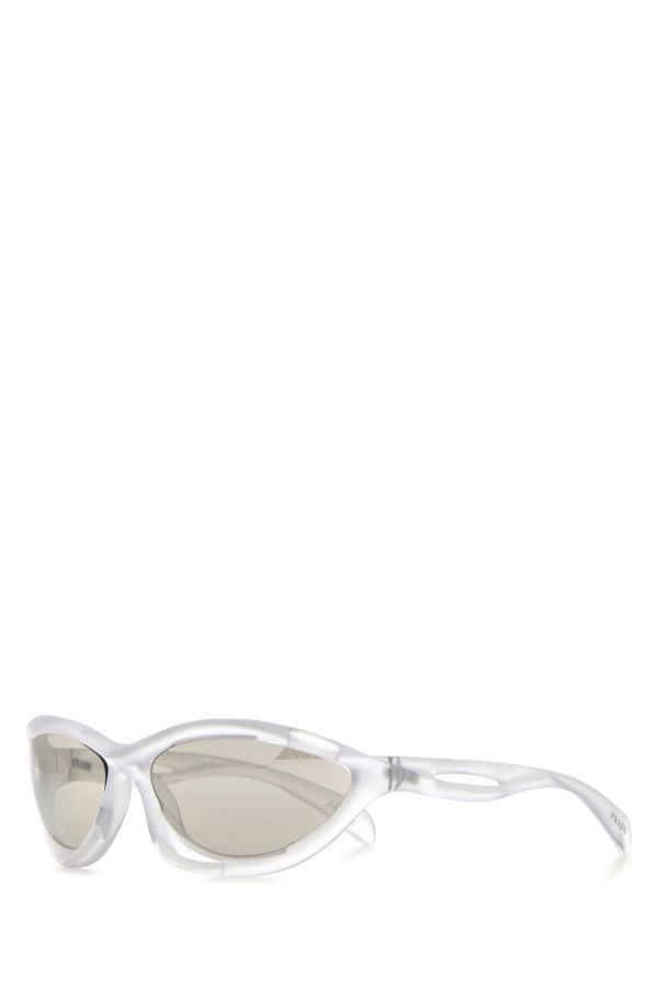 Prada Transparent Acetate Sunglasses Size ONE SIZE - 3 Thumbnail