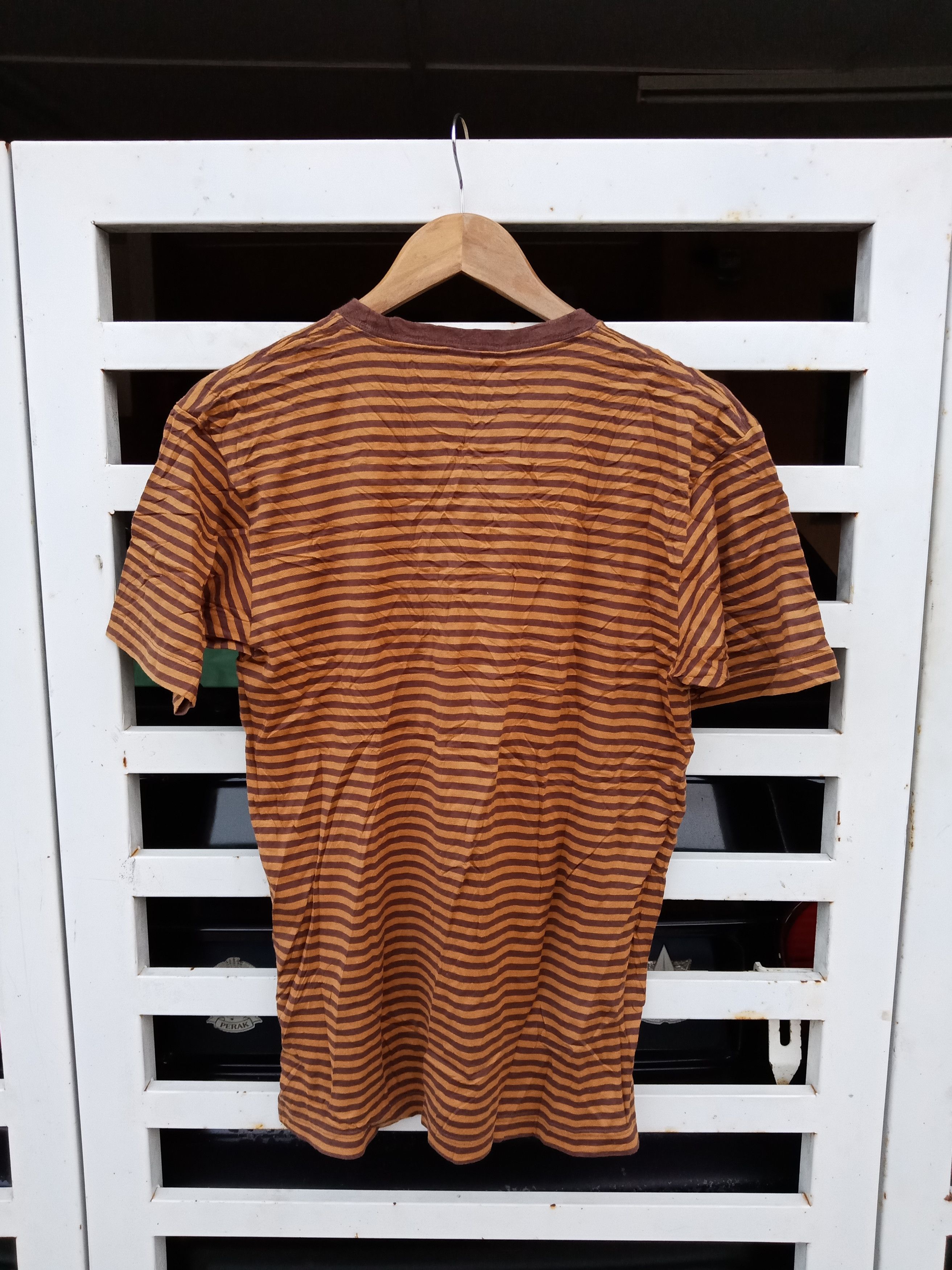 Yohji Yamamoto Yohji Yamamoto Ysaacs Sacsny Stripe Grunge Kurt Cobain Shirt Size US M / EU 48-50 / 2 - 2 Thumbnail