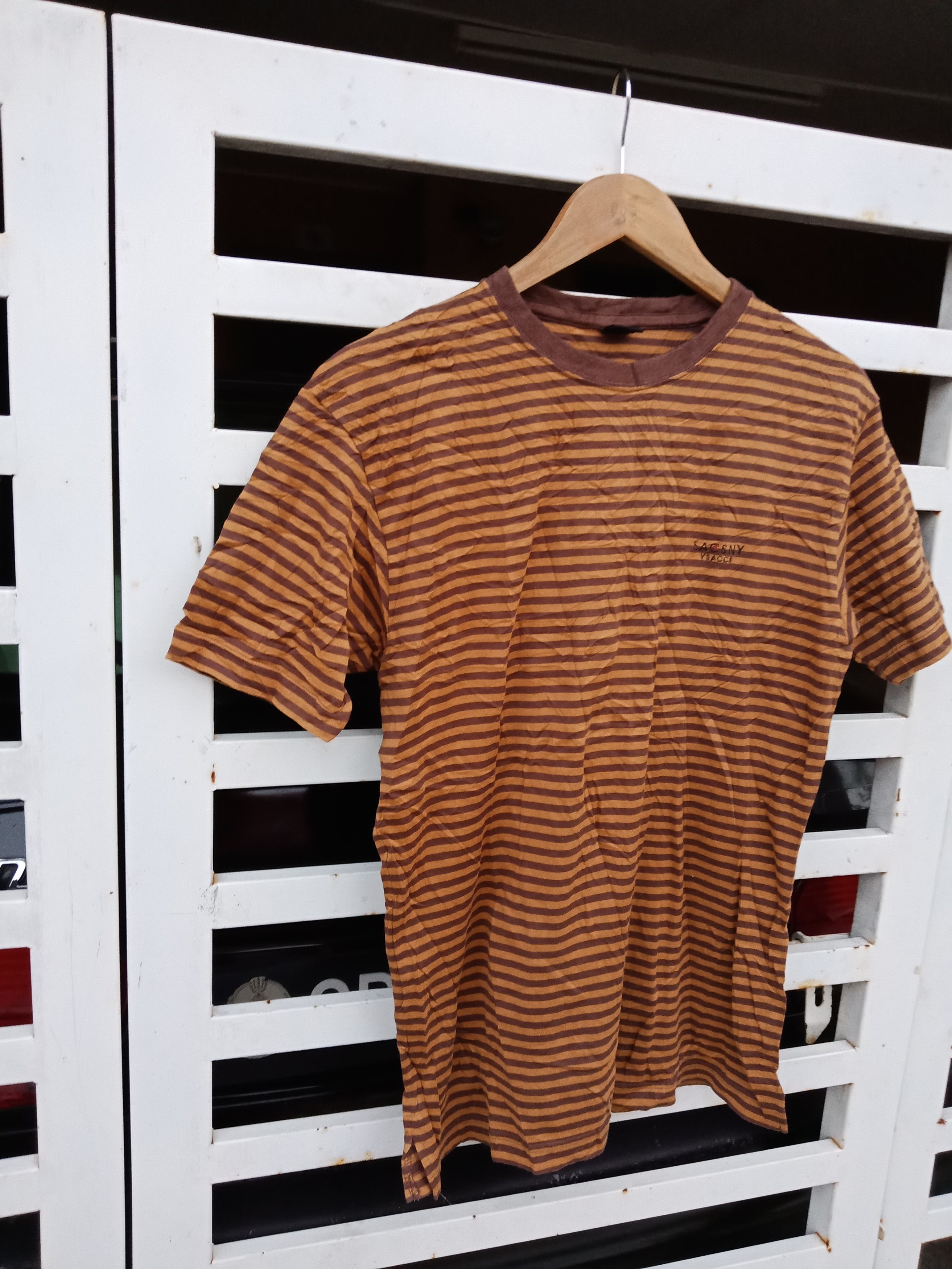 Yohji Yamamoto Yohji Yamamoto Ysaacs Sacsny Stripe Grunge Kurt Cobain Shirt Size US M / EU 48-50 / 2 - 3 Thumbnail