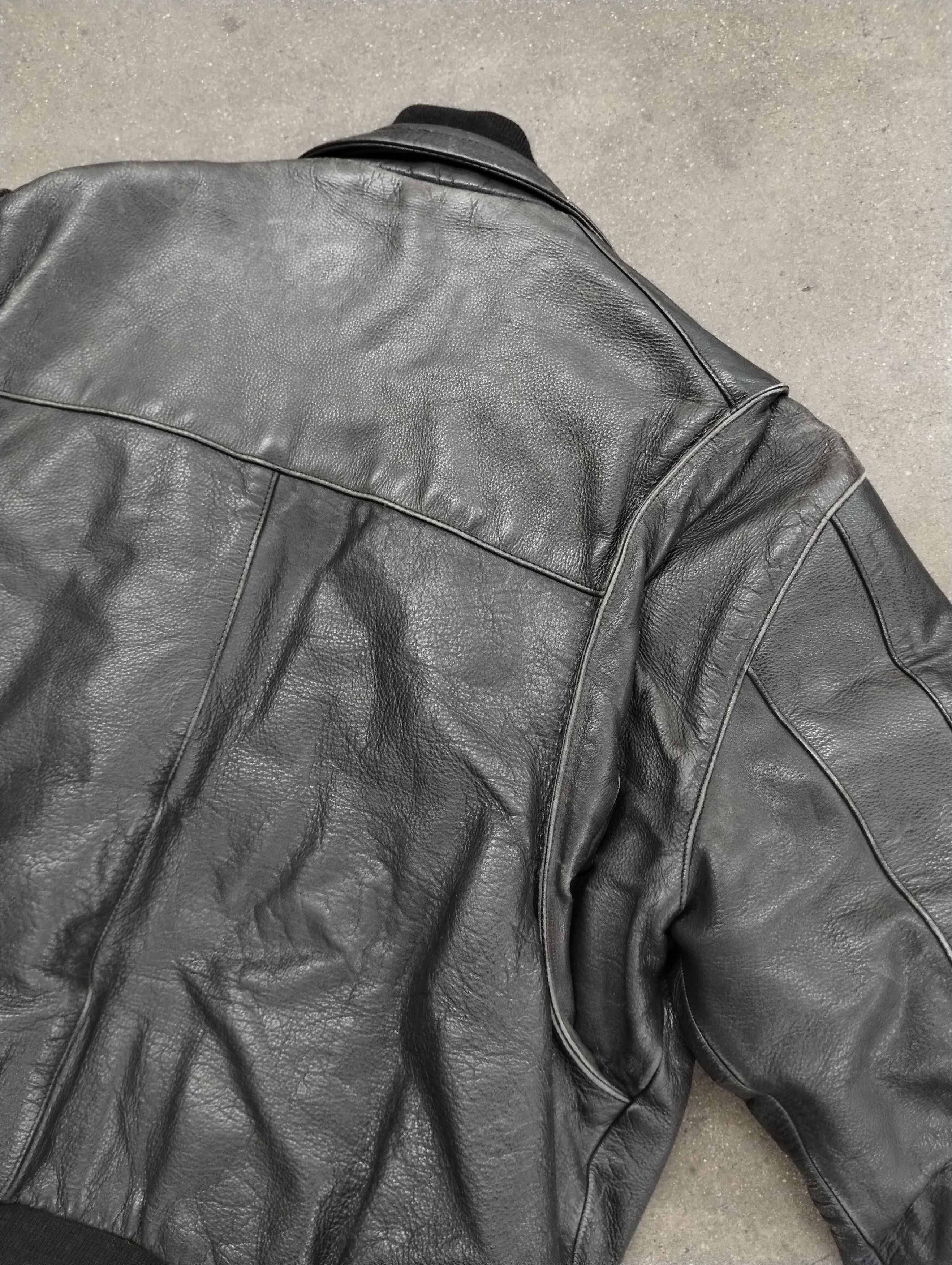 Vintage Vintage FIRST Thinsulate Heavy Leather Jacket Size US L / EU 52-54 / 3 - 6 Thumbnail