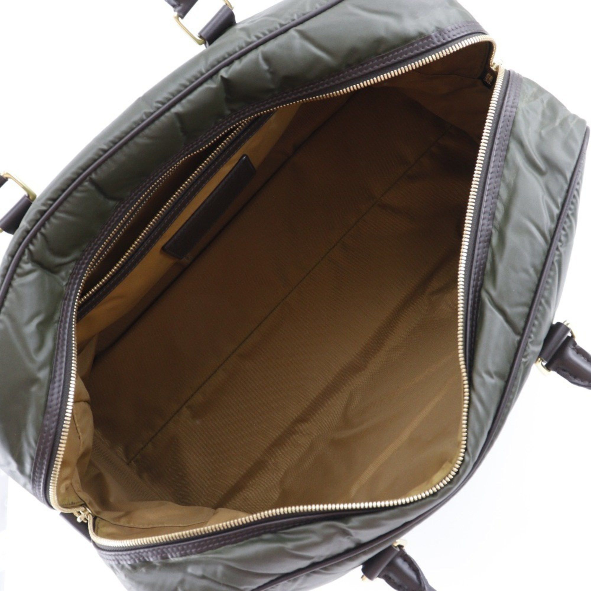 Other HUNTING WORLD Boston Bag Nylon Khaki Double Unisex Size ONE SIZE - 6 Thumbnail