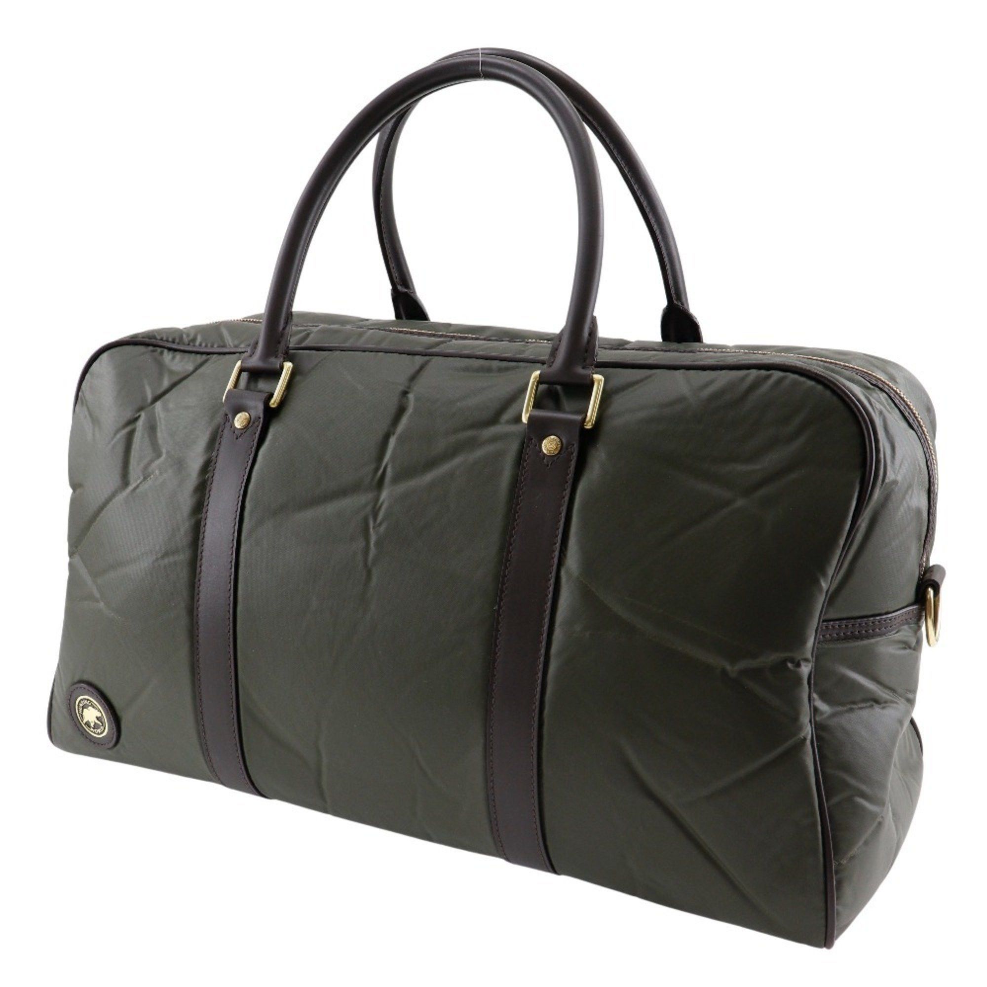 Other HUNTING WORLD Boston Bag Nylon Khaki Double Unisex Size ONE SIZE - 2 Thumbnail