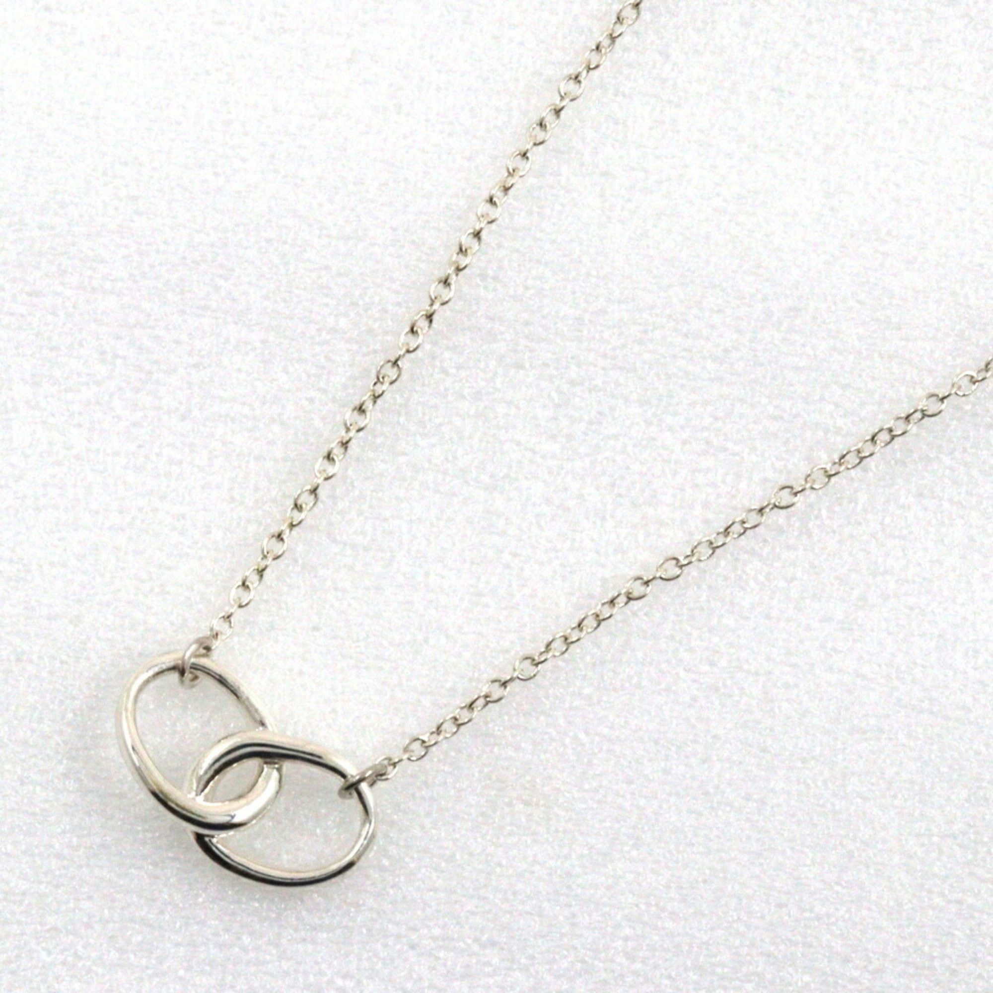 Tiffany & Co. Tiffany & Co. Double Loop Necklace, Silver 925, Approx. 1.69g, Loop, Women's Size ONE SIZE - 3 Thumbnail