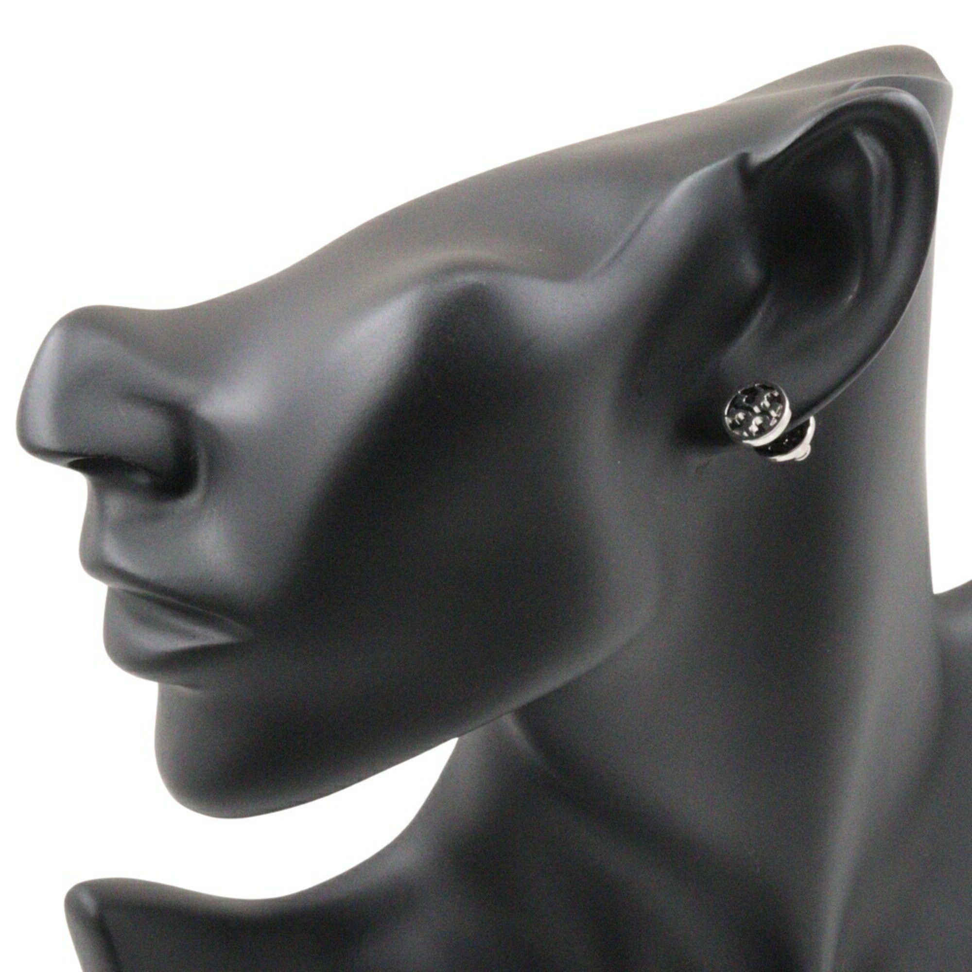 Tory Burch Tory Burch Earrings, Silver, Approx. 4.3g, Logo, Women's Size ONE SIZE - 2 Thumbnail