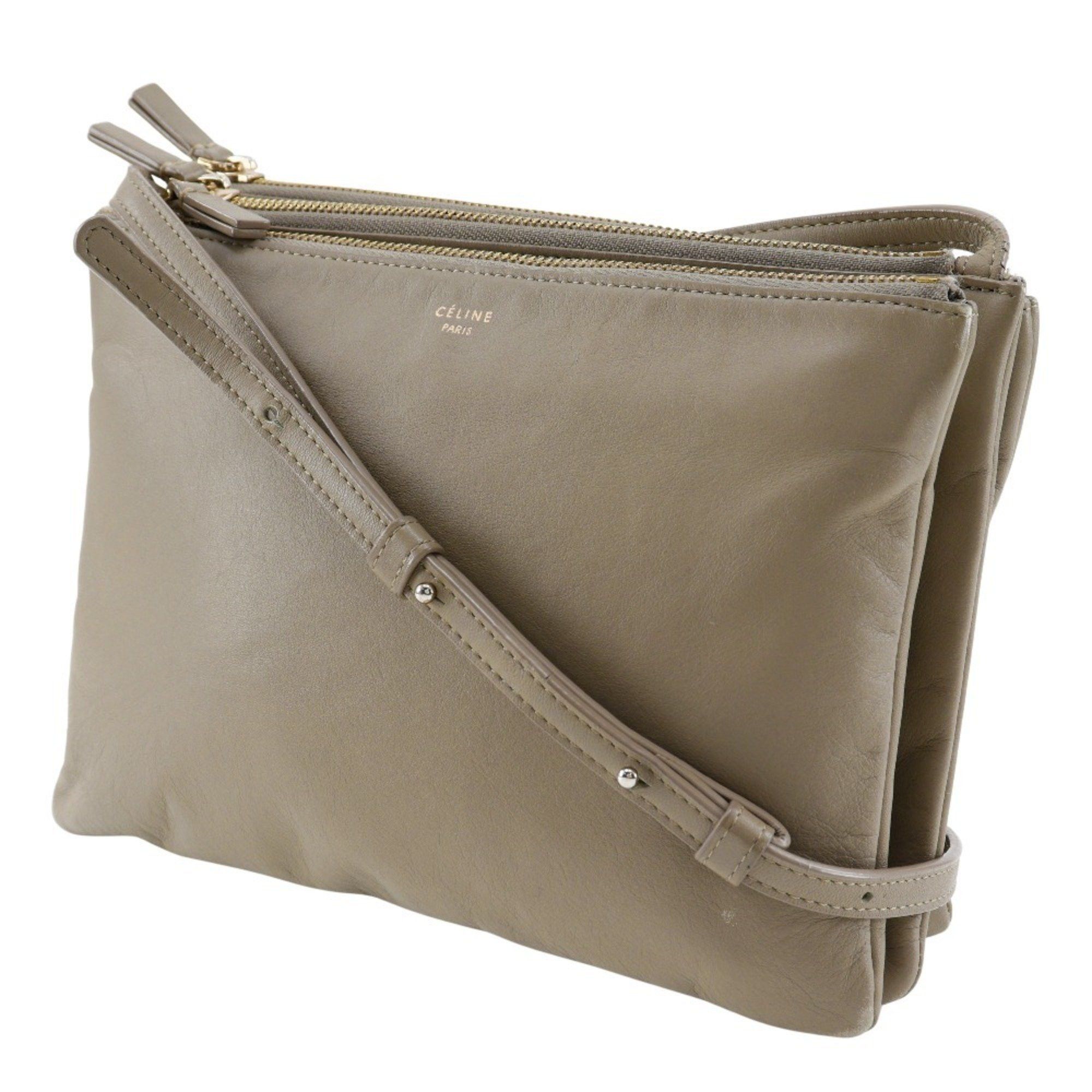 Celine CELINE Trio Large Shoulder Bag Calf A5 for Women Size ONE SIZE - 2 Thumbnail