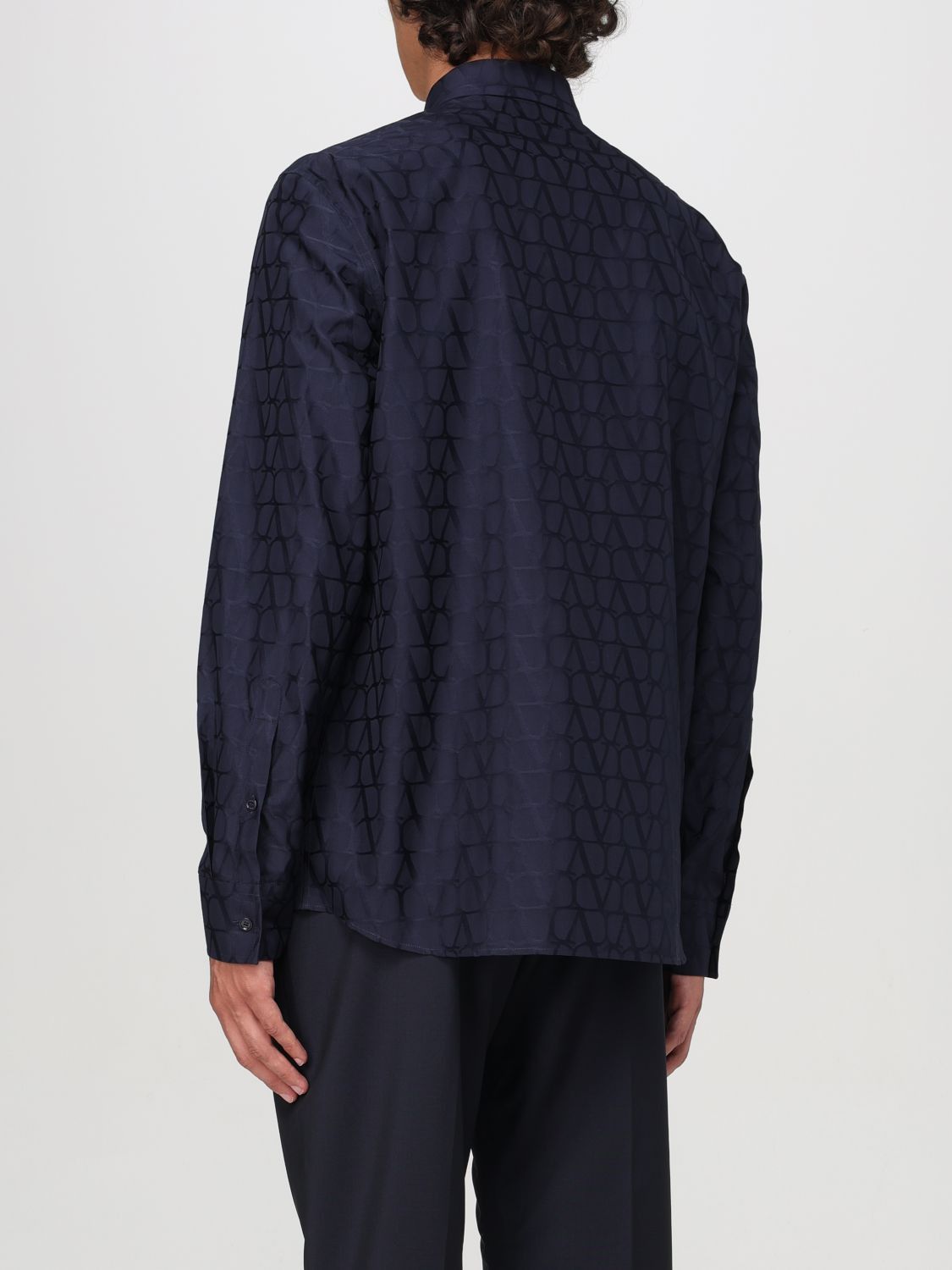 Valentino Valentino Shirt Men Blue Size US XL / EU 56 / 4 - 3 Thumbnail