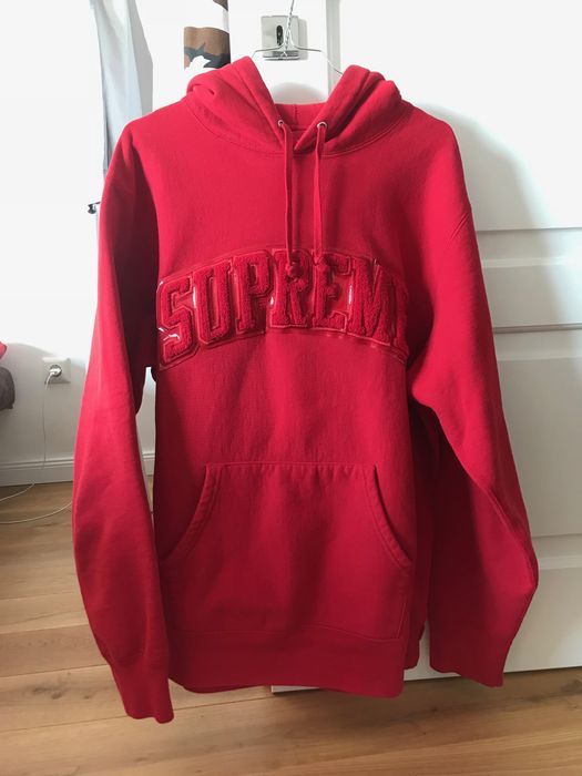 Supreme patent best sale chenille arc logo