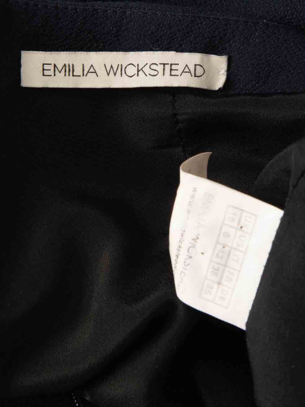Emilia Wickstead Navy Slim Leg Trousers Size 28" / US 6 / IT 42 - 6 Thumbnail