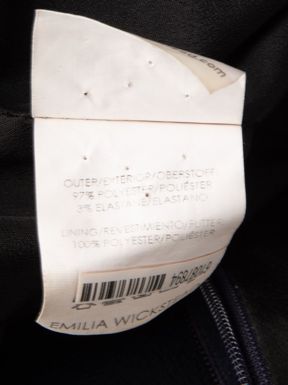 Emilia Wickstead Navy Slim Leg Trousers Size 28" / US 6 / IT 42 - 7 Thumbnail