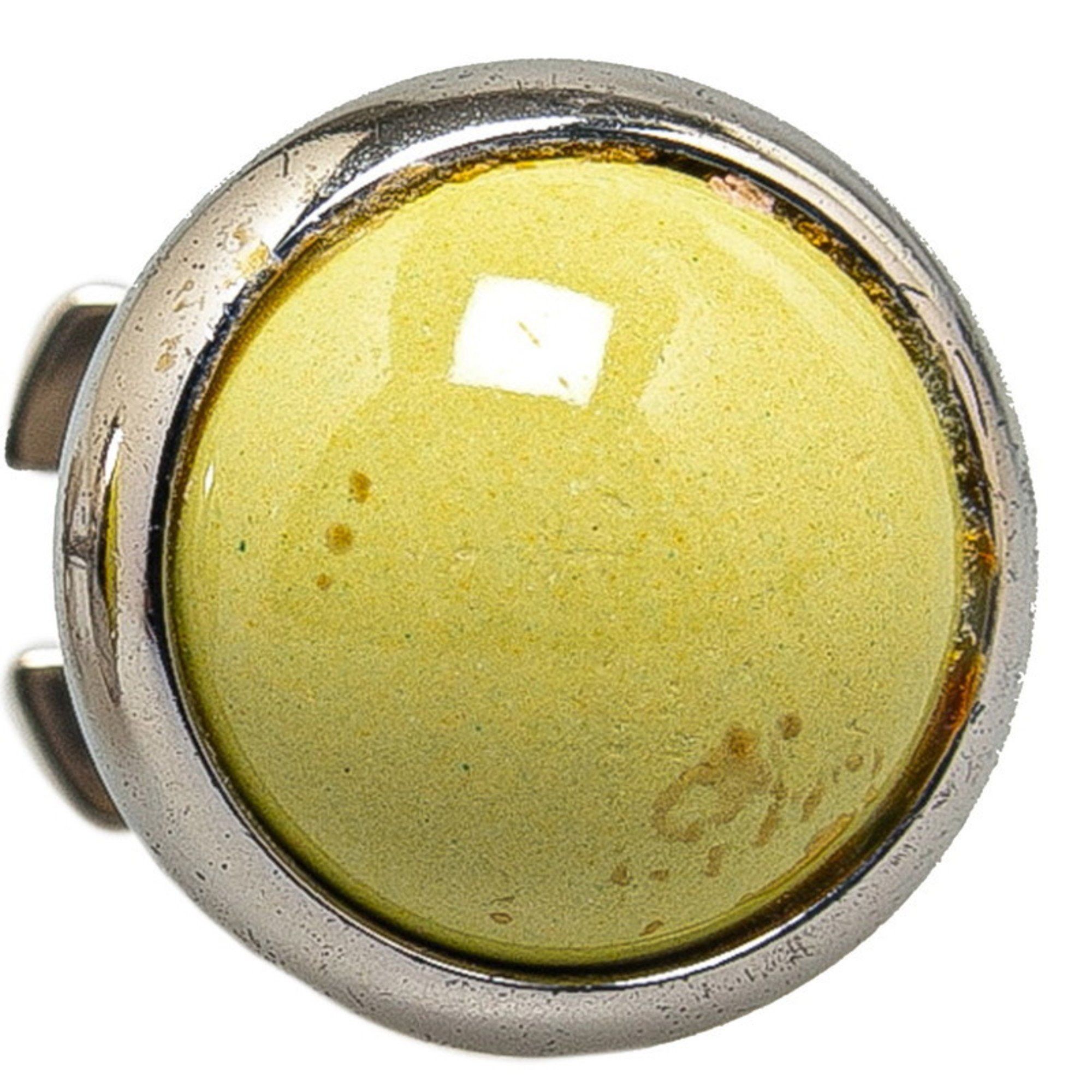 Hermes Hermes Eclipse Earrings Green Silver Metal Women's HERMES Size ONE SIZE - 3 Thumbnail