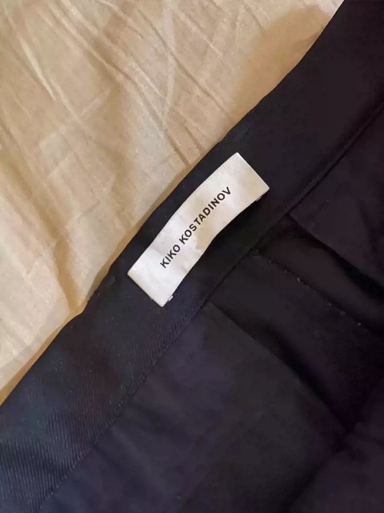 Kiko Kostadinov Kiko Kostadinov Black Kafka Trousers 19SS 00062019 Size US 30 / EU 46 - 2 Thumbnail