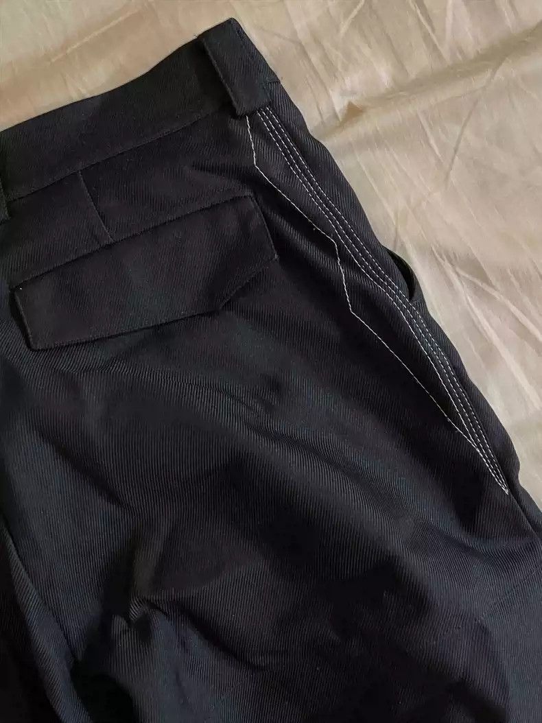 Kiko Kostadinov Kiko Kostadinov Black Kafka Trousers 19SS 00062019 Size US 30 / EU 46 - 6 Thumbnail