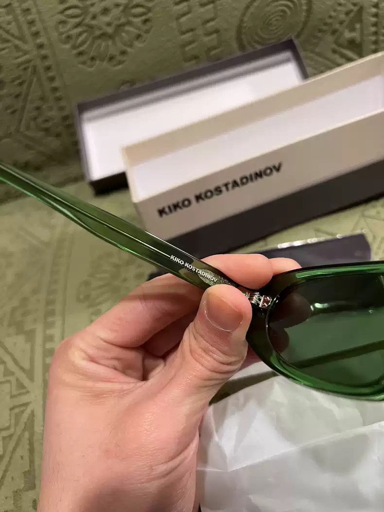 小物 KIKO KOSTADINOV 23SS RIA SUNGLASSES Kiko Kostadinov Ria Sunglasses Emerald Green – Dolce Vita Hub