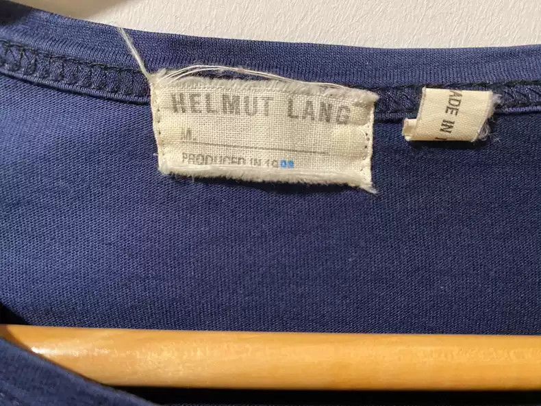 Helmut Lang Helmut Lang 1998 elbow cut out top | Grailed