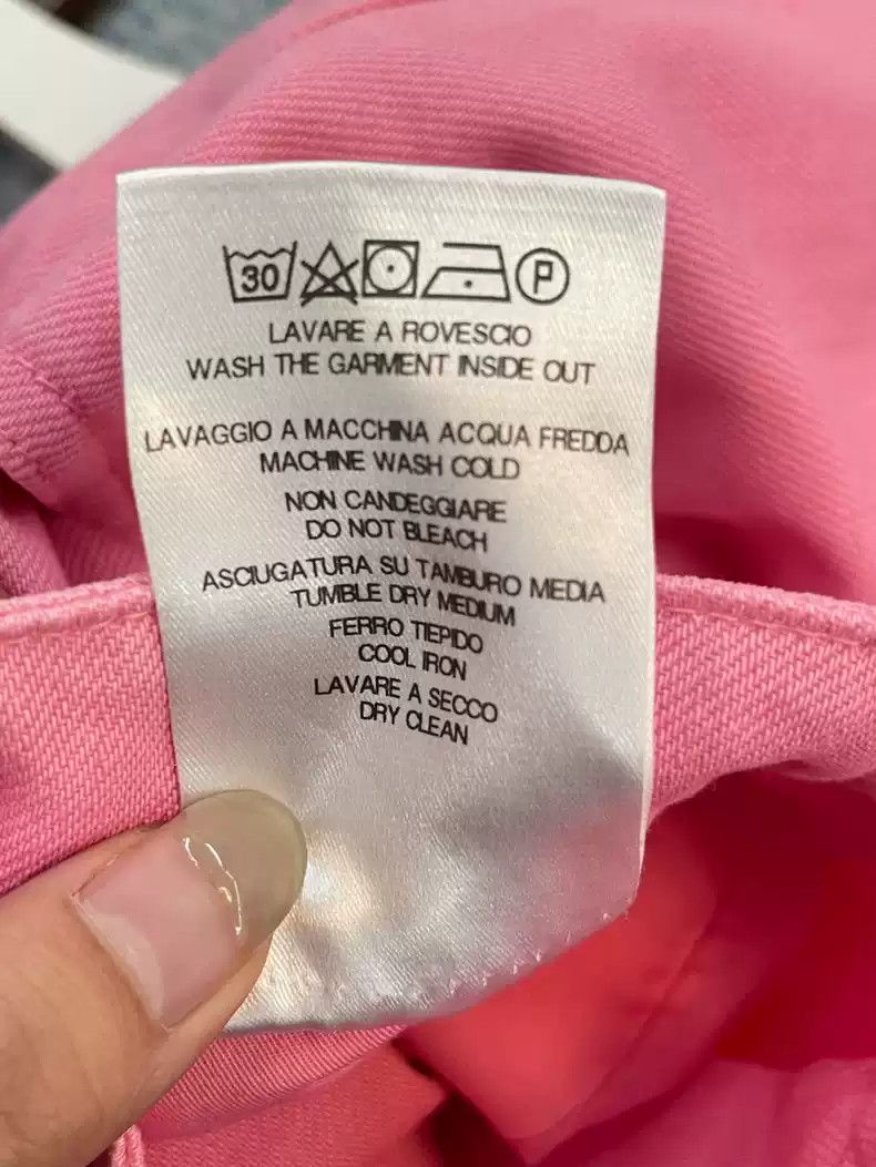 Raf Simons Raf Simons 21w pink straight pants | Grailed