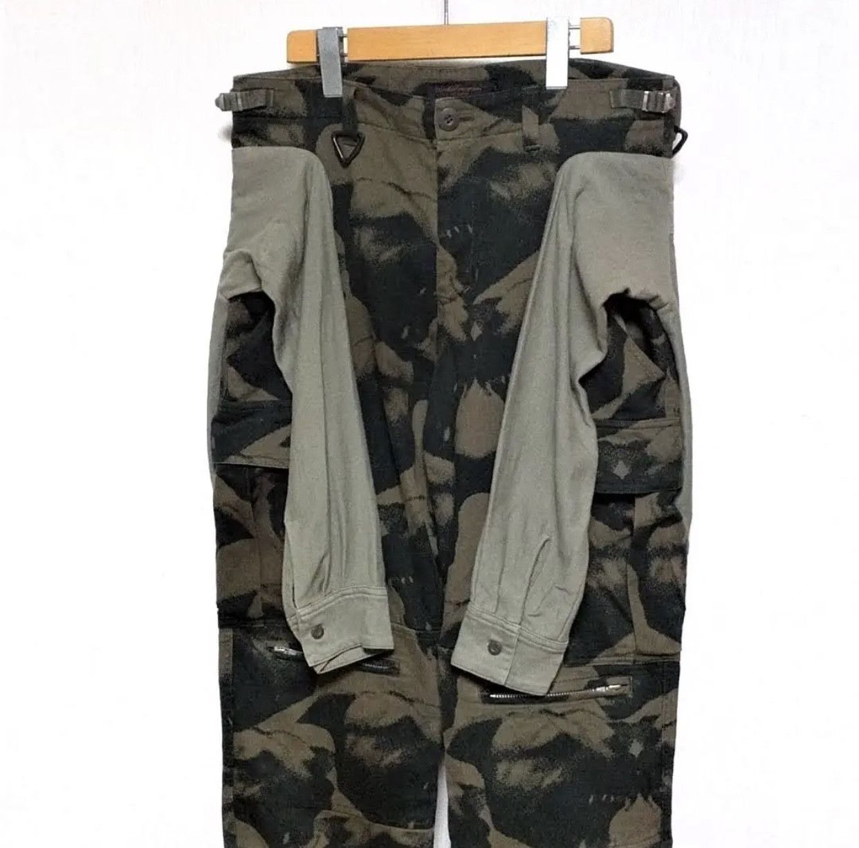 【専用】UNDERCOVER CAMOUFLAGE PANTS GU x UNDERCOVER Wide Tapered Cargo Pants Ripstop Camouflage