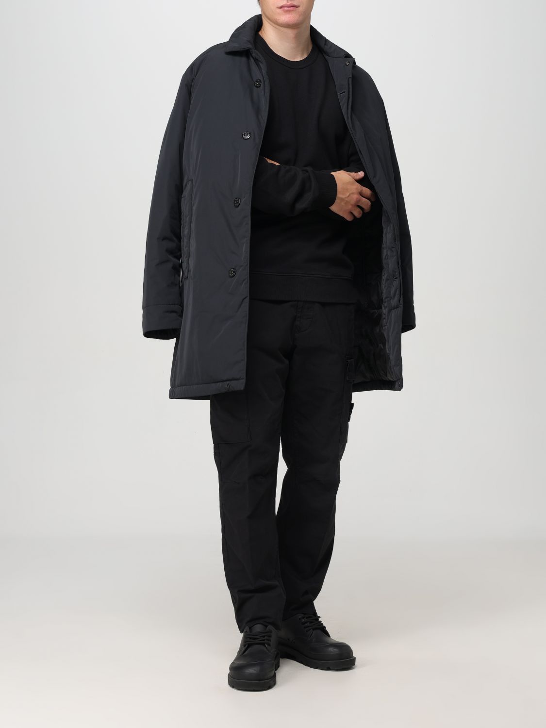 Stone Island Stone Island Jacket Men Black Size US XL / EU 56 / 4 - 2 Thumbnail