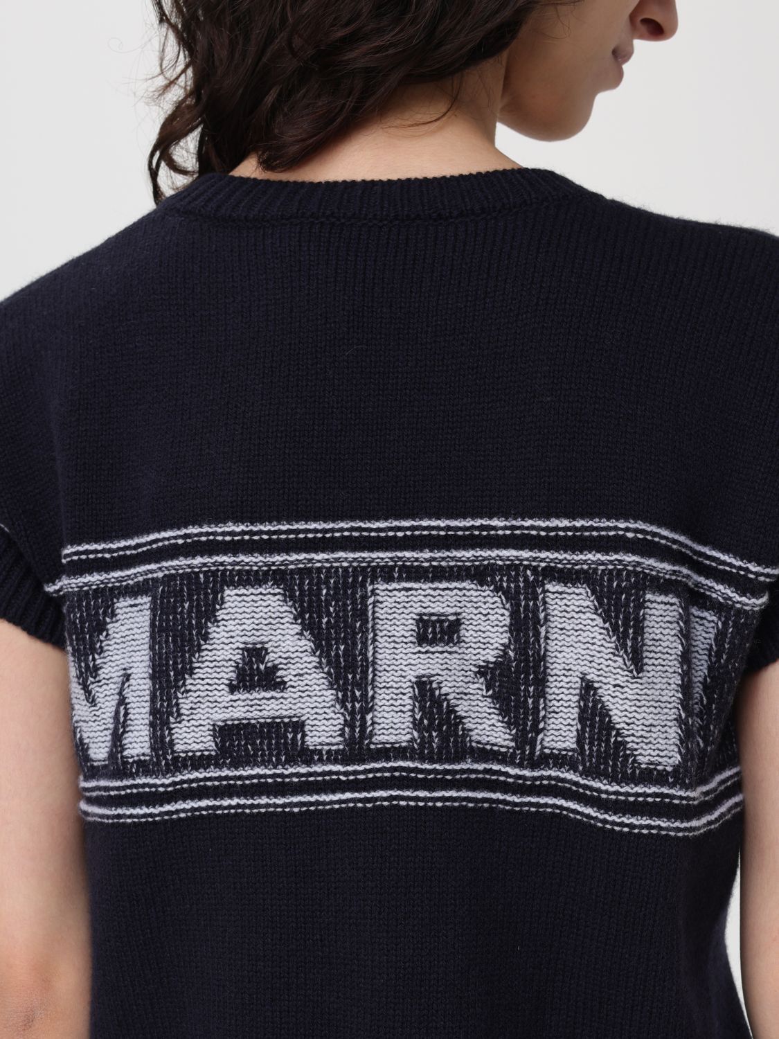 Marni Marni Waistcoat Woman Navy Size M / US 6-8 / IT 42-44 - 5 Thumbnail
