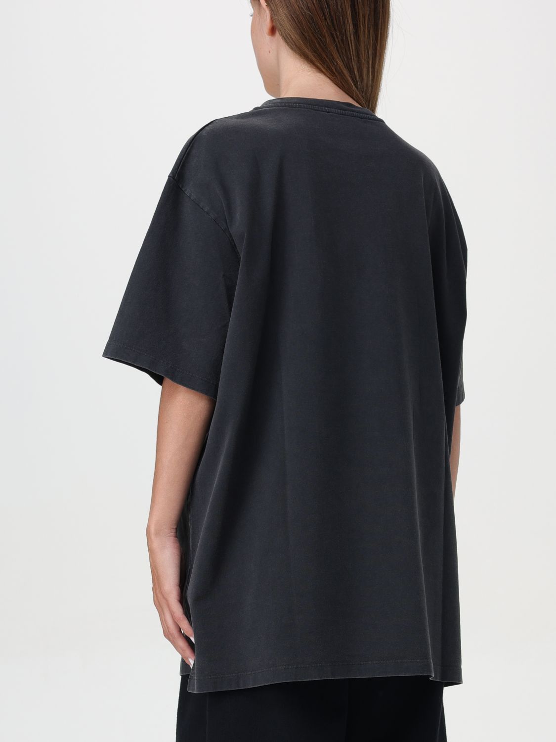 Balmain Balmain T-Shirt Woman Grey Size XL / US 12-14 / IT 48-50 - 3 Thumbnail