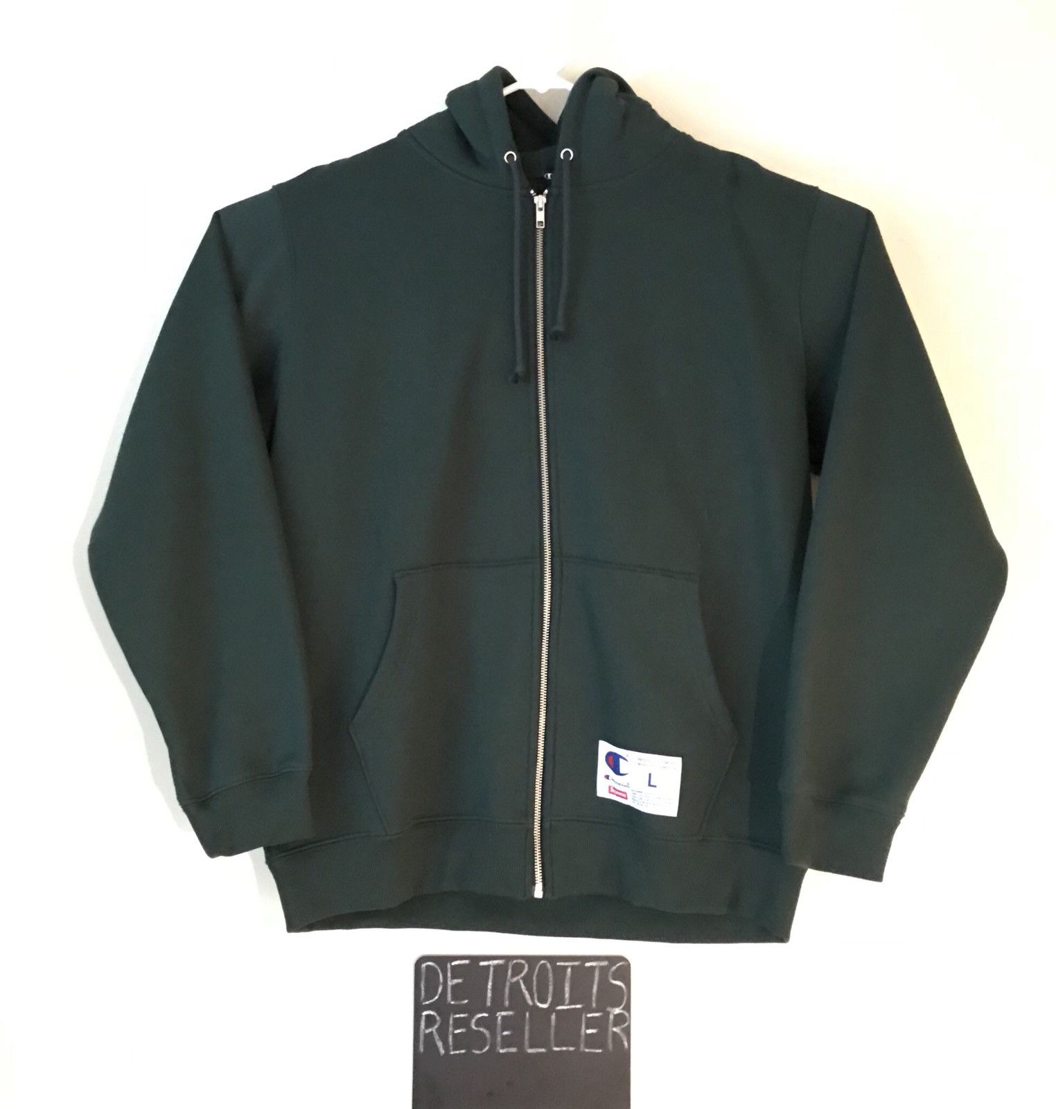 Supreme Supreme Champion Hoodie Arc Logo Zip Up VNDS | Grailed