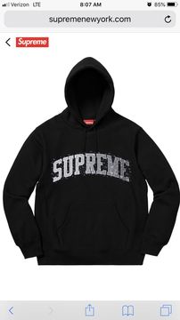 Supreme water drop outlet hoodie