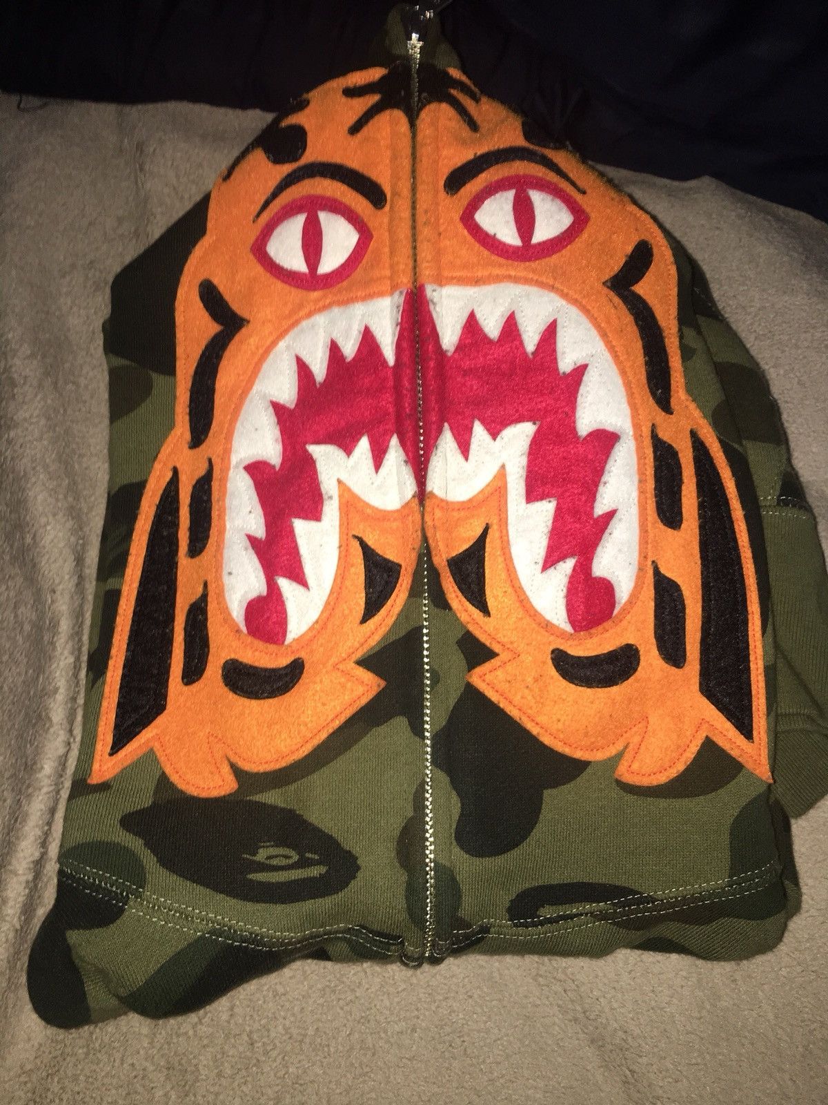 Bape Tiger Hoodie | Grailed
