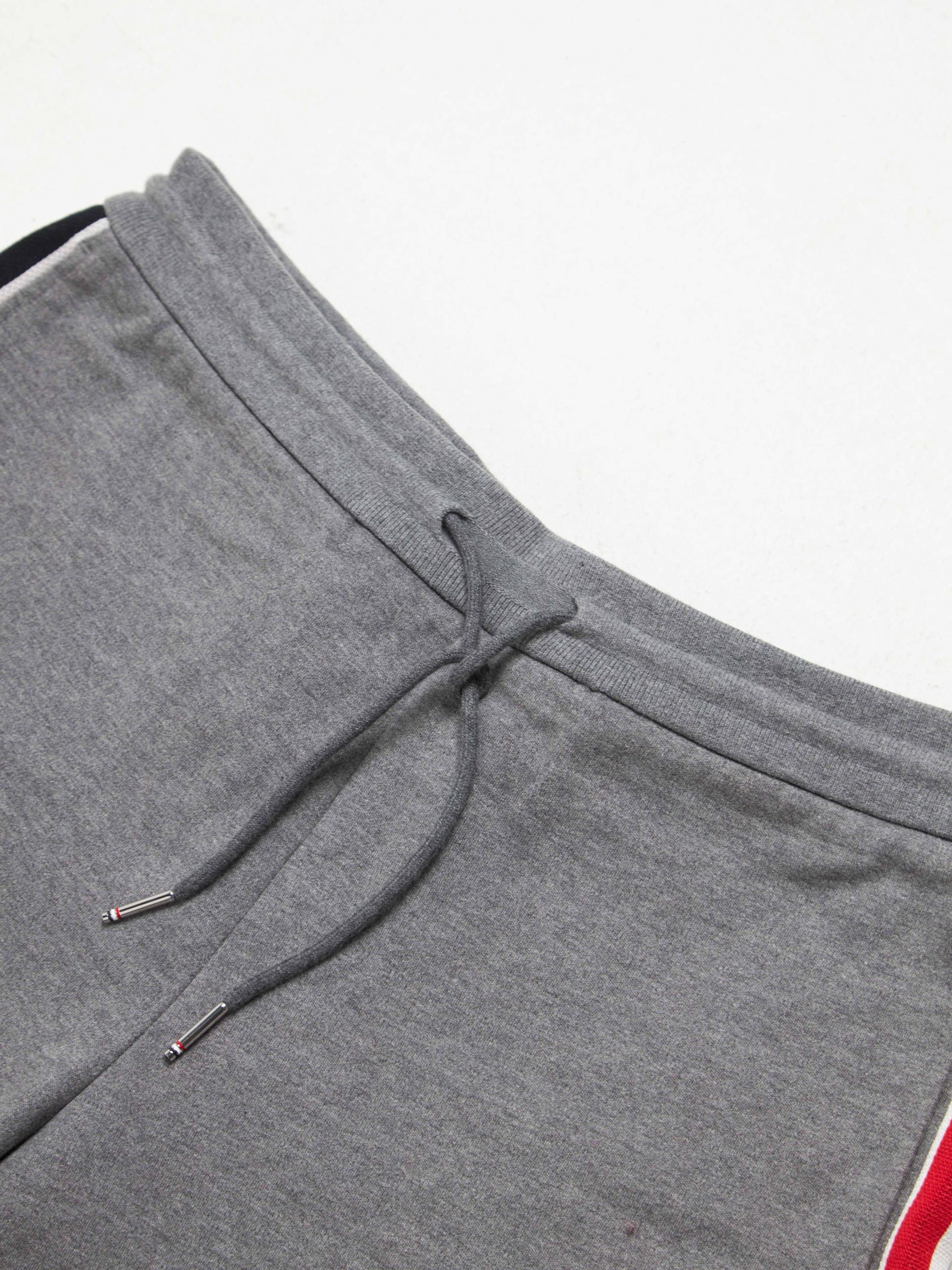 Thom Browne Gray Cotton Striped Shorts Size US 34 / EU 50 - 3 Thumbnail