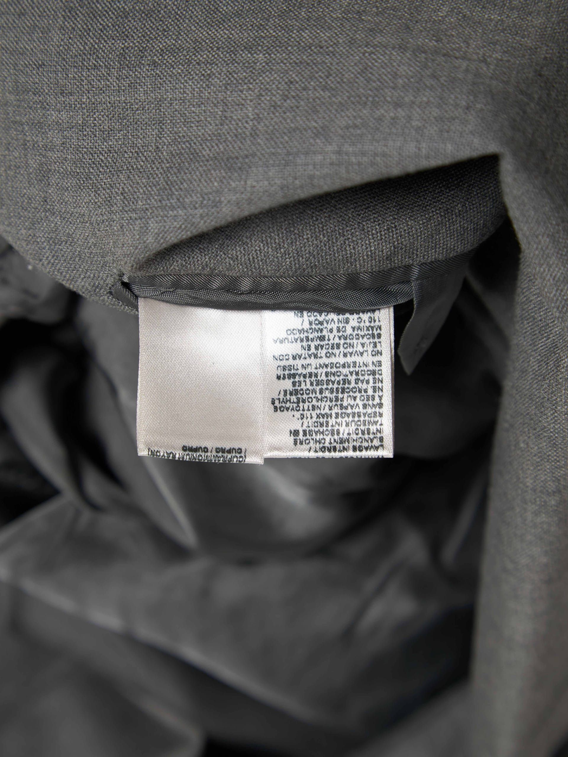 Bottega Veneta Gray Wool Blazer Jacket Size US M / EU 48-50 / 2 - 6 Thumbnail