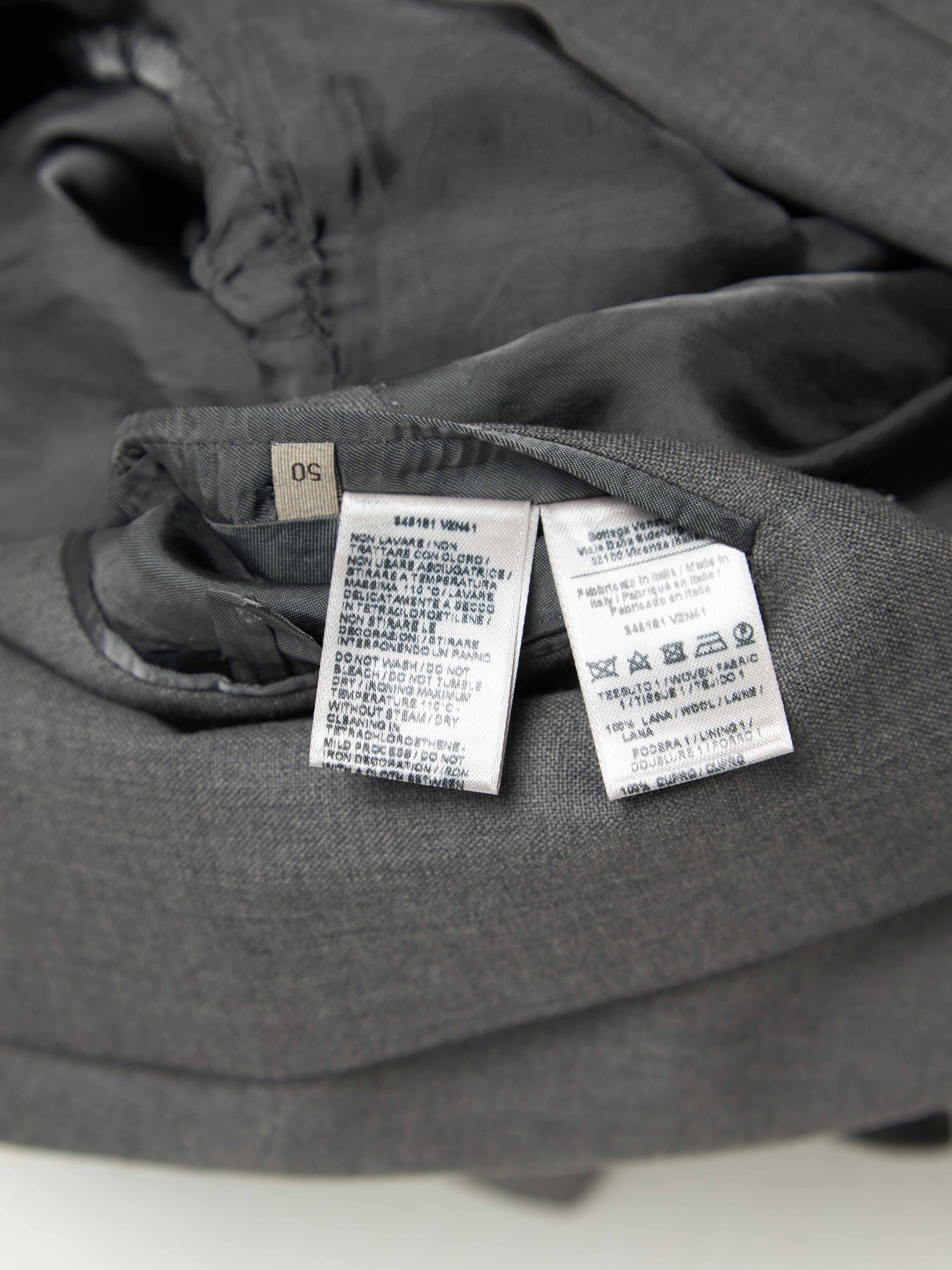 Bottega Veneta Gray Wool Blazer Jacket Size US M / EU 48-50 / 2 - 5 Thumbnail