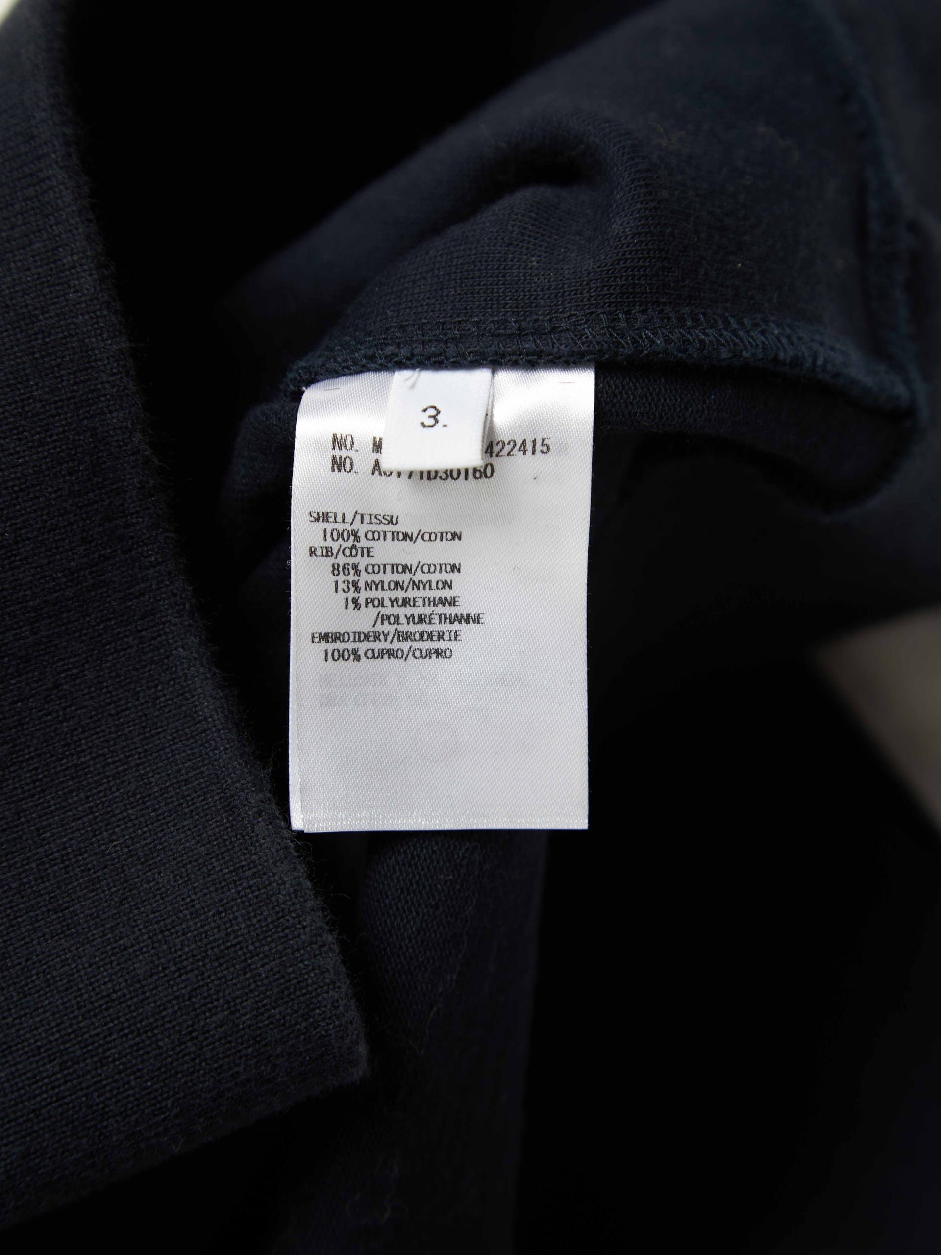 Thom Browne Dark Navy Cotton Blazer Jacket Size US L / EU 52-54 / 3 - 6 Thumbnail