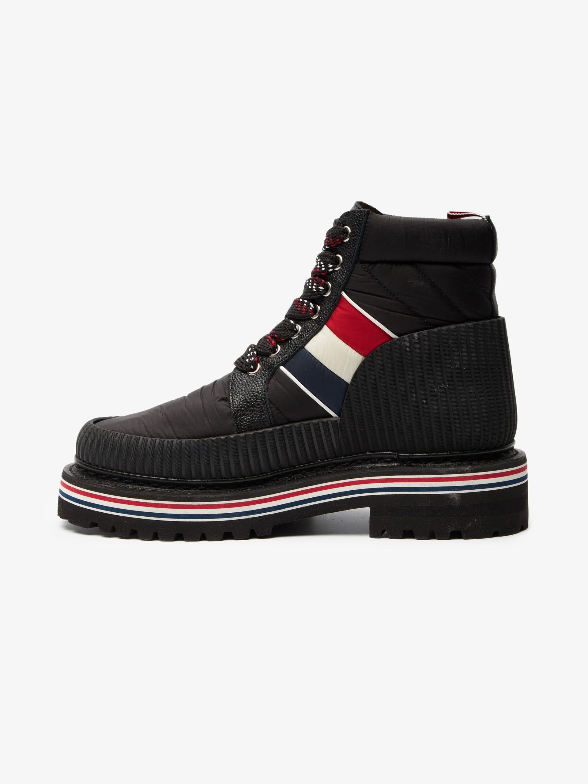 Thom Browne Black Lines Insets Laced High Boots Size US 8 / EU 41 - 4 Thumbnail