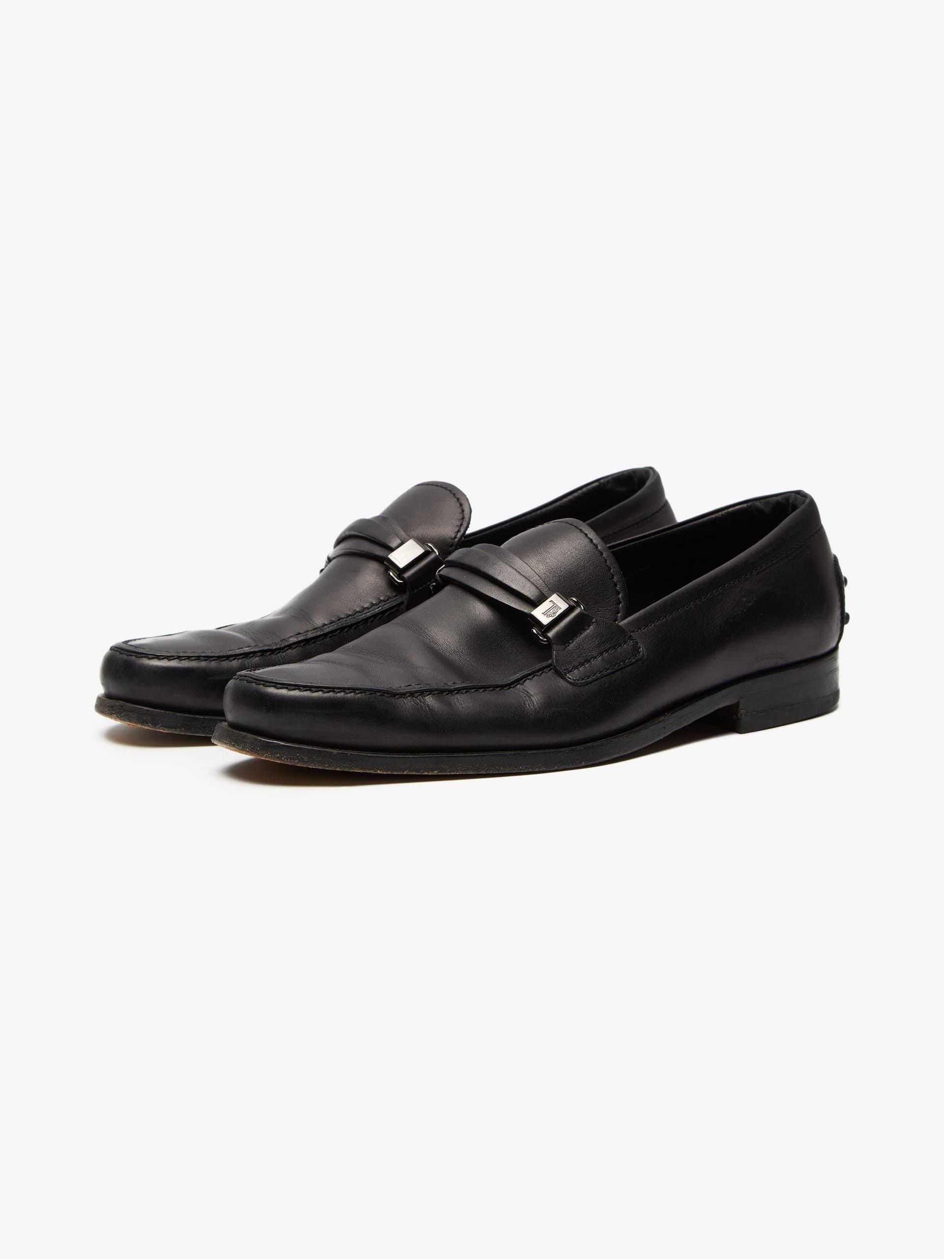 Tod's Black Loafers Size US 5.5 / EU 38 - 2 Thumbnail