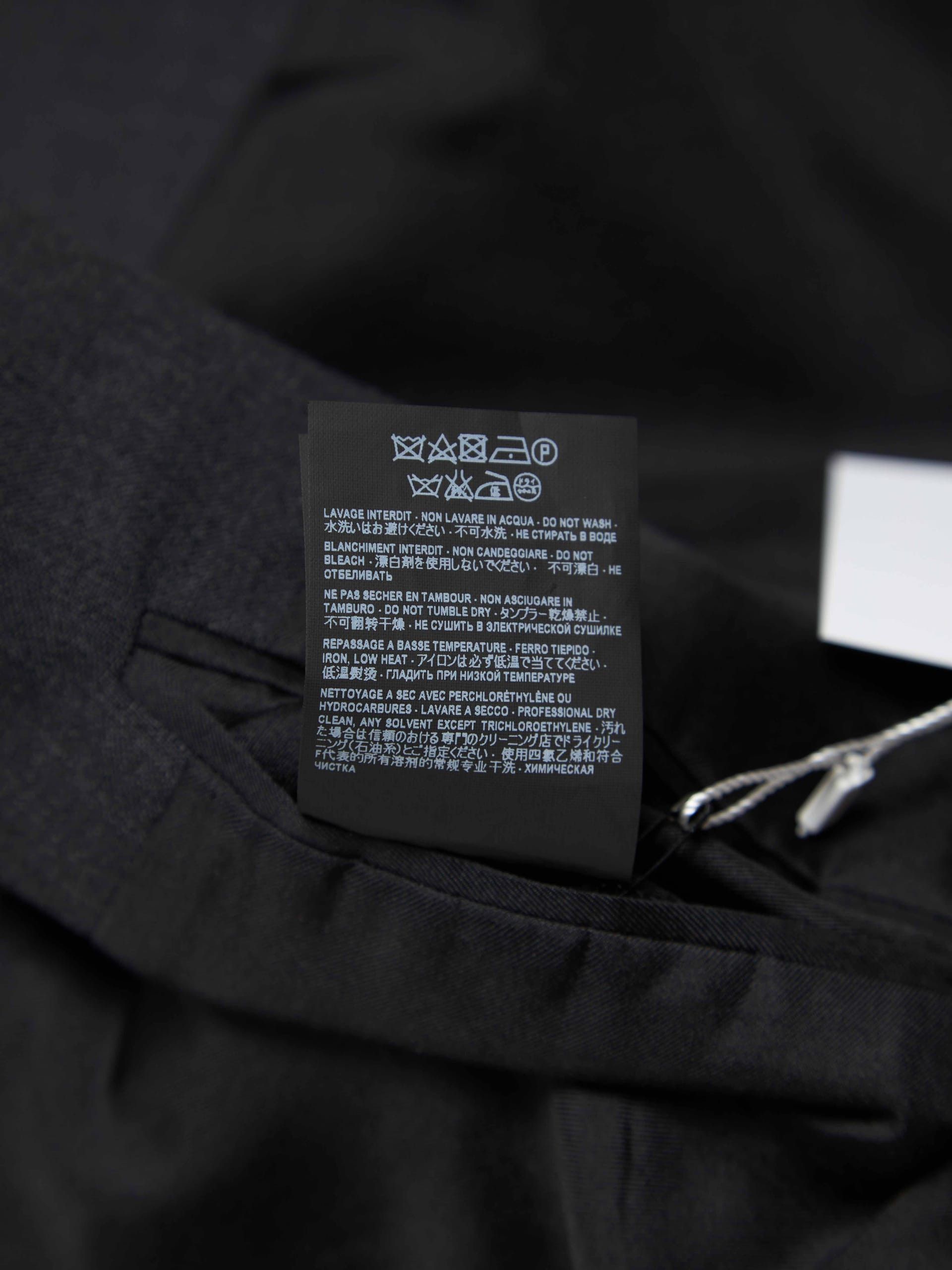 Saint Laurent Paris Dark Gray Black Button Classic Woolen Blazer Size US L / EU 52-54 / 3 - 8 Thumbnail