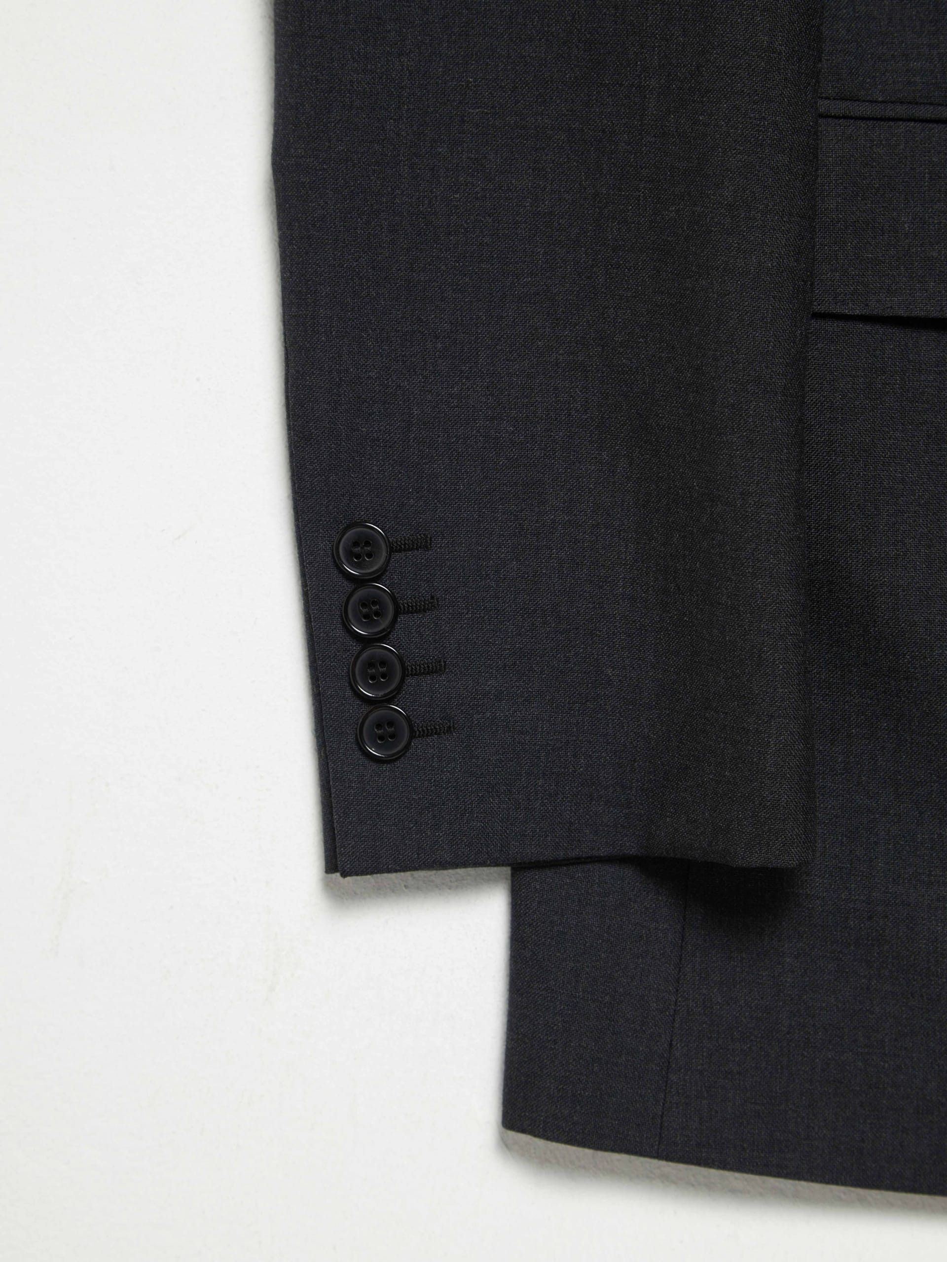 Saint Laurent Paris Dark Gray Black Button Classic Woolen Blazer Size US L / EU 52-54 / 3 - 6 Thumbnail