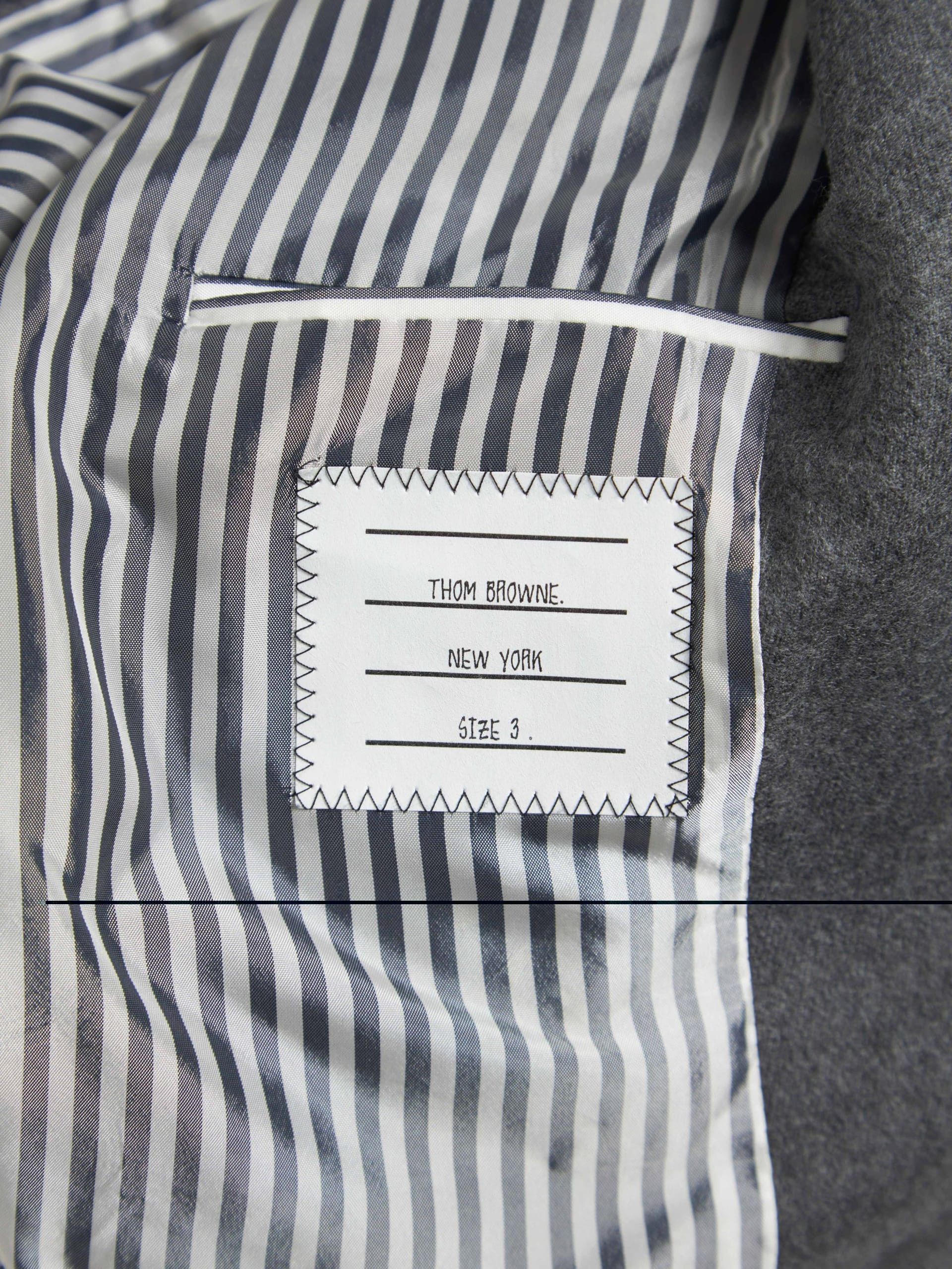 Thom Browne Gray Woolen Blazer Size US L / EU 52-54 / 3 - 7 Thumbnail