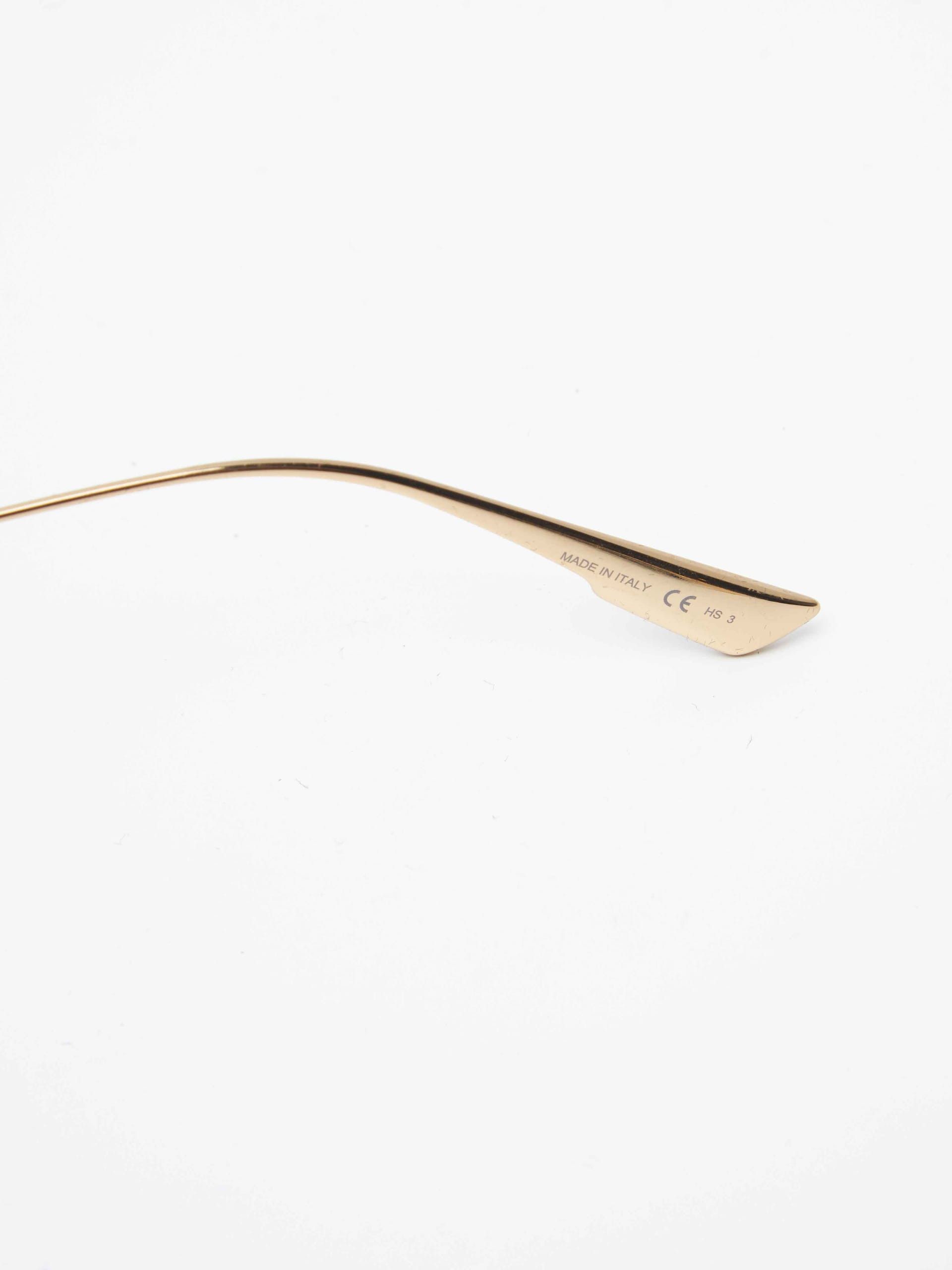 Dior Silver Reflective Sunglasses Size ONE SIZE - 6 Thumbnail