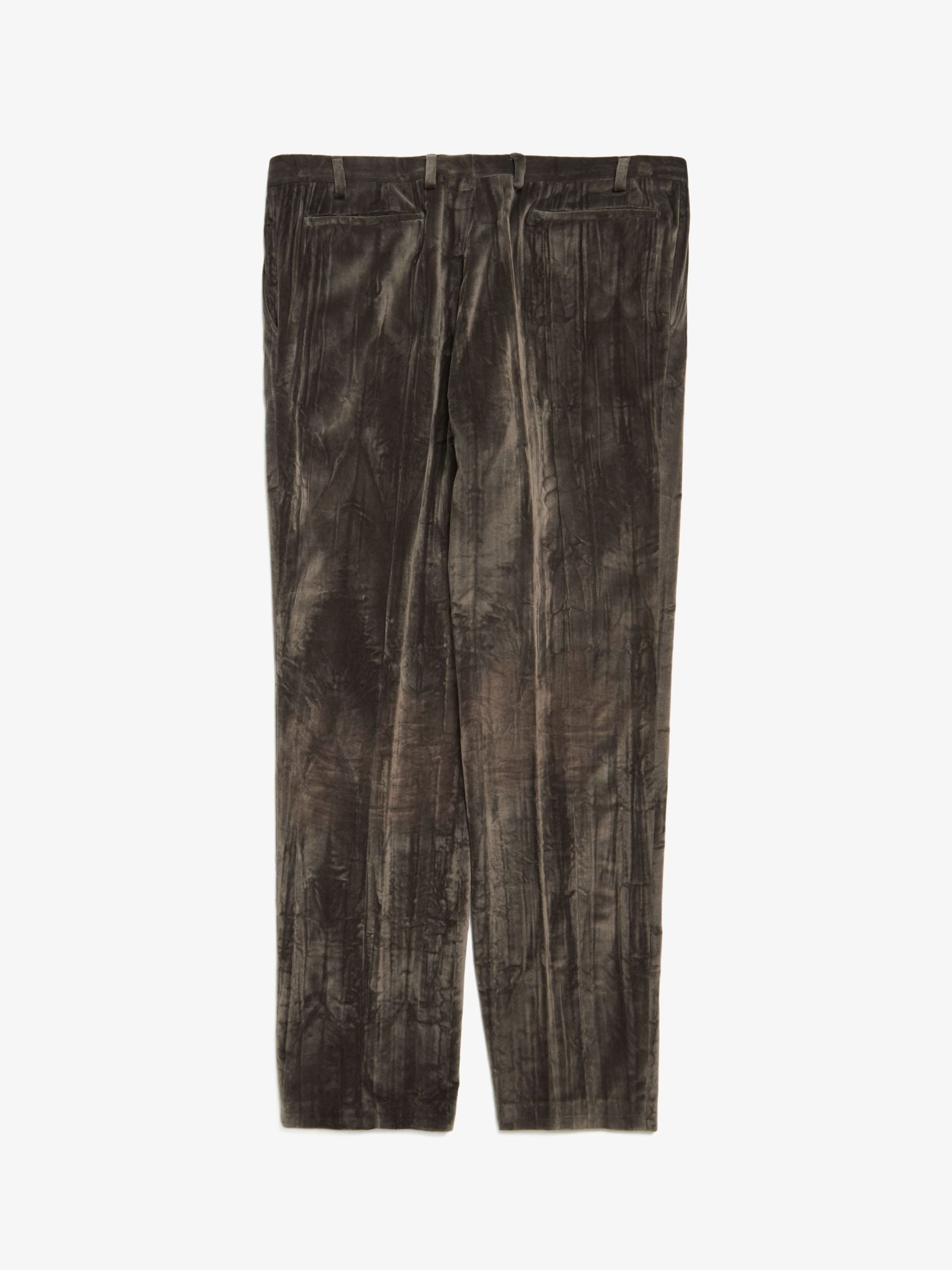 Givenchy Gray Velvet Suit Trousers Size US 40 / EU 56 - 2 Thumbnail