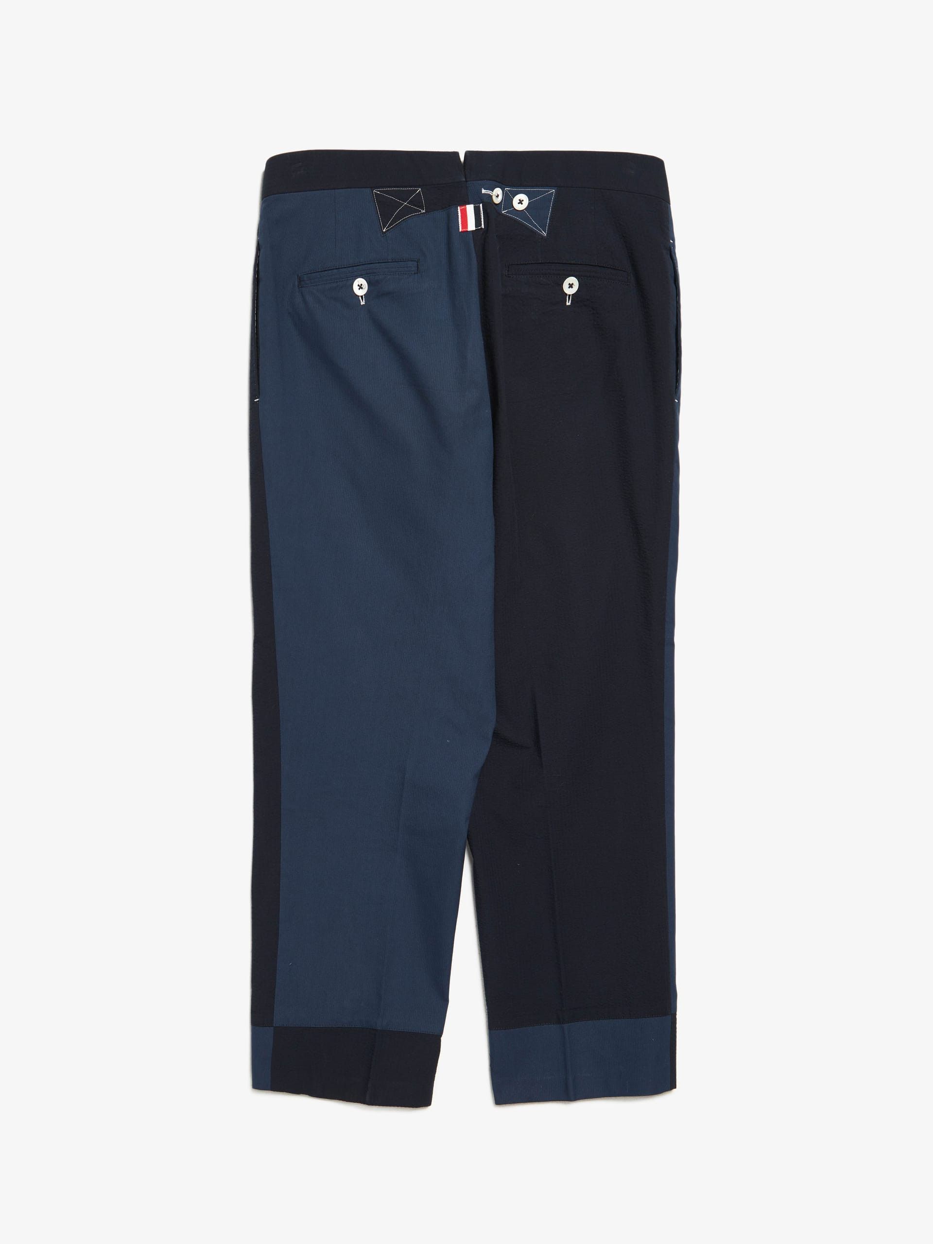 Thom Browne Navy Color Block Pants Size US 34 / EU 50 - 2 Thumbnail
